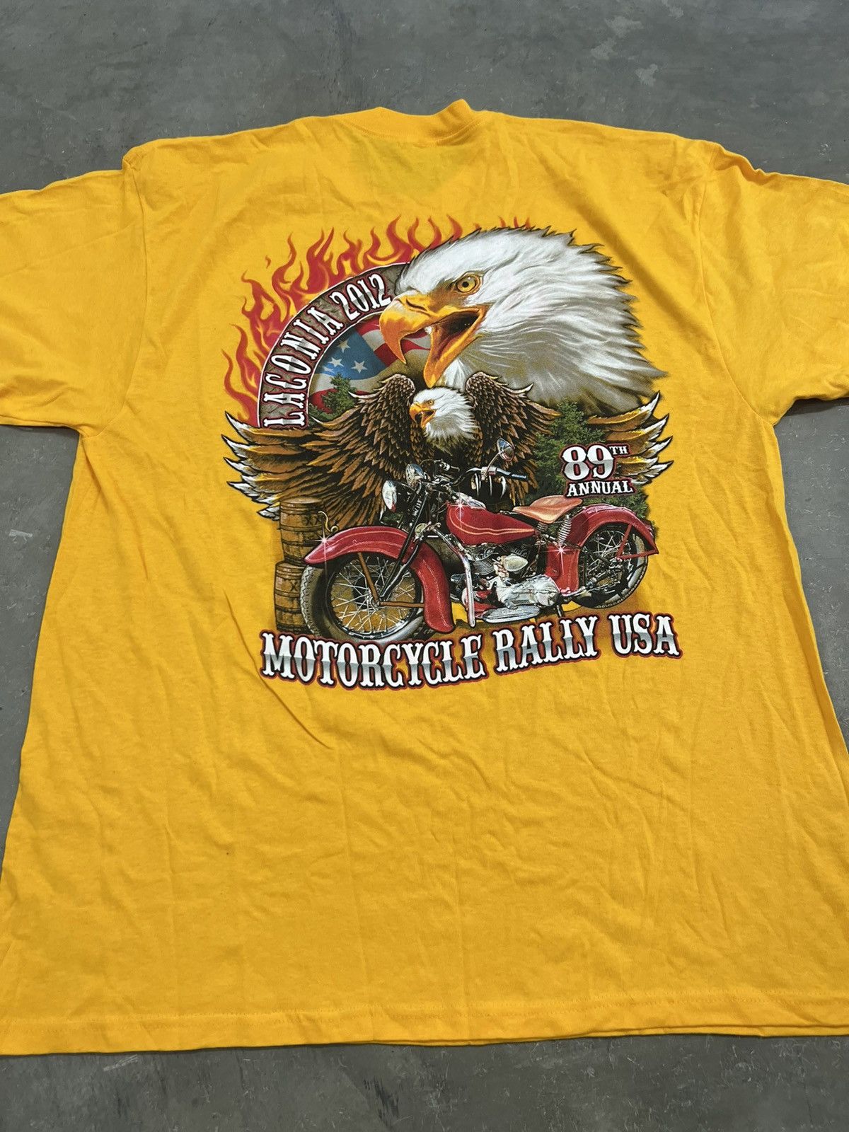 Harley Davidson × Vintage 2012 Biketoberfest Eagle Harley bike tee Size US XXL / EU 58 / 5 - 1 Thumbnail