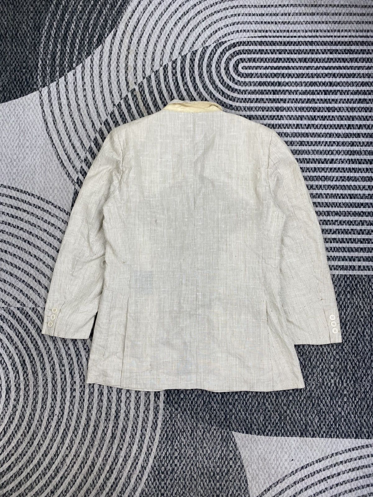 Christian Dior Monsieur Vintage Christian Dior Monsieur Harringbone Buttoned Blazer Size US M / EU 48-50 / 2 - 2 Thumbnail