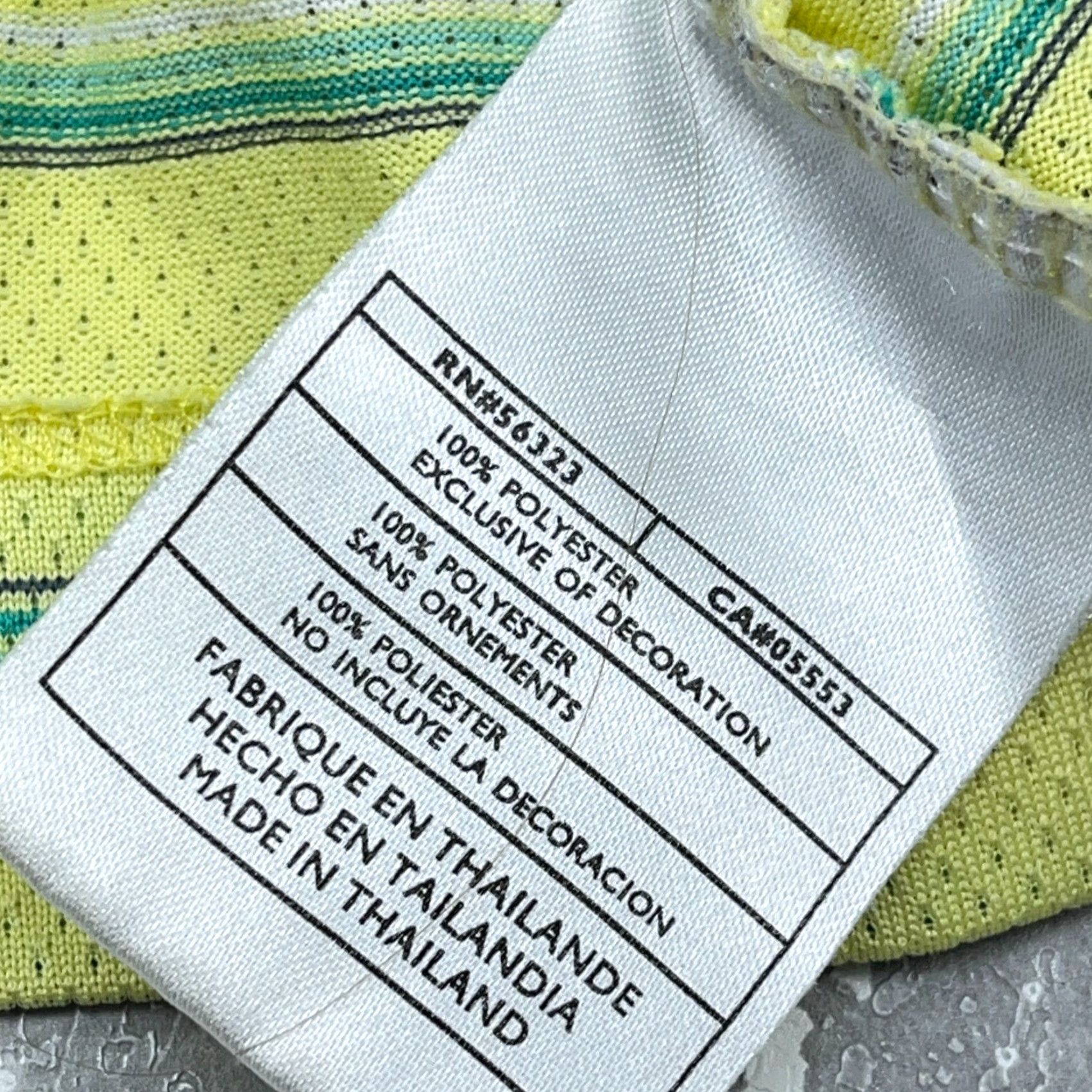 Nike Nike Polo Shirt Men XL Yellow Striped Dri-Fit Performance The Links Challedon Size US XL / EU 56 / 4 - 6 Thumbnail