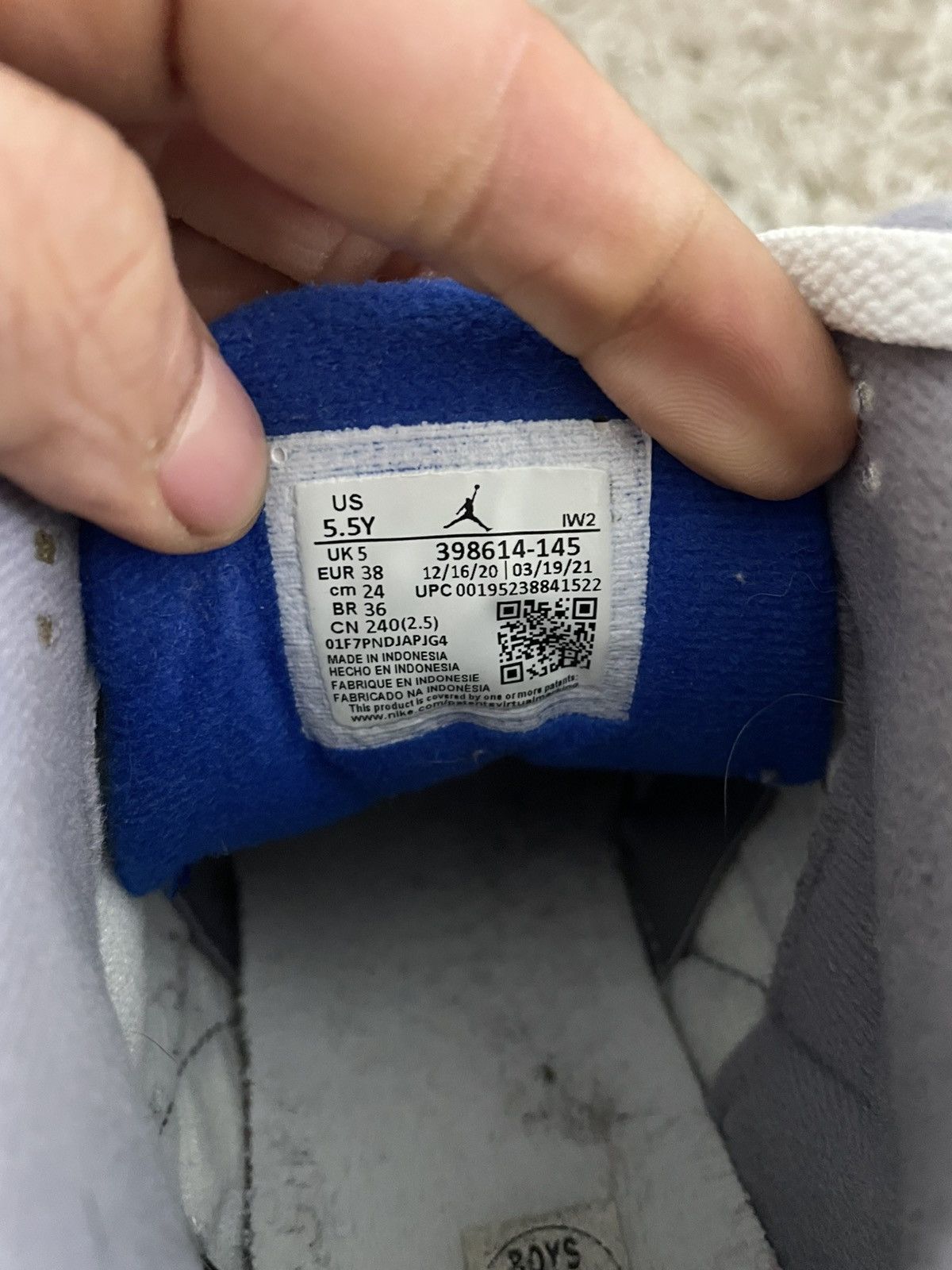 Jordan Brand Jordan 3 Racer Blue Size US 5.5 / EU 38 - 10 Thumbnail