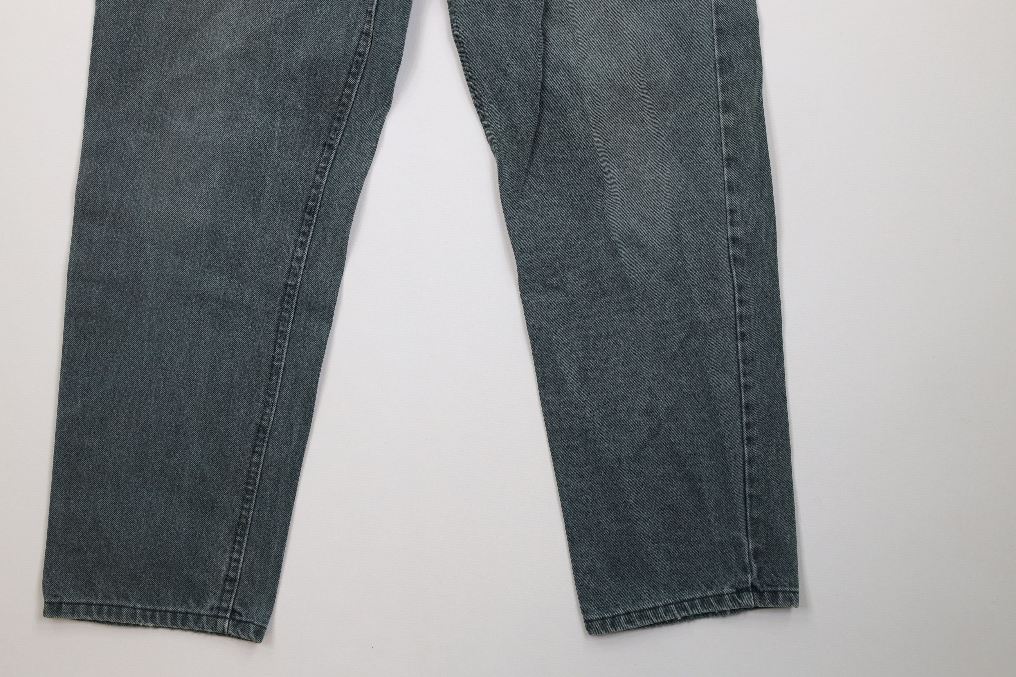 Lee Vintage 90s Lee Straight Leg Denim Jeans Green Cotton USA Size US 38 / EU 54 - 4 Thumbnail