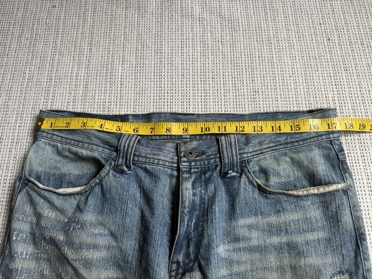 Japanese Brand EDGE RUPERT distressed y2k/punk flare jeans Size US 34 / EU 50 - 18 Thumbnail