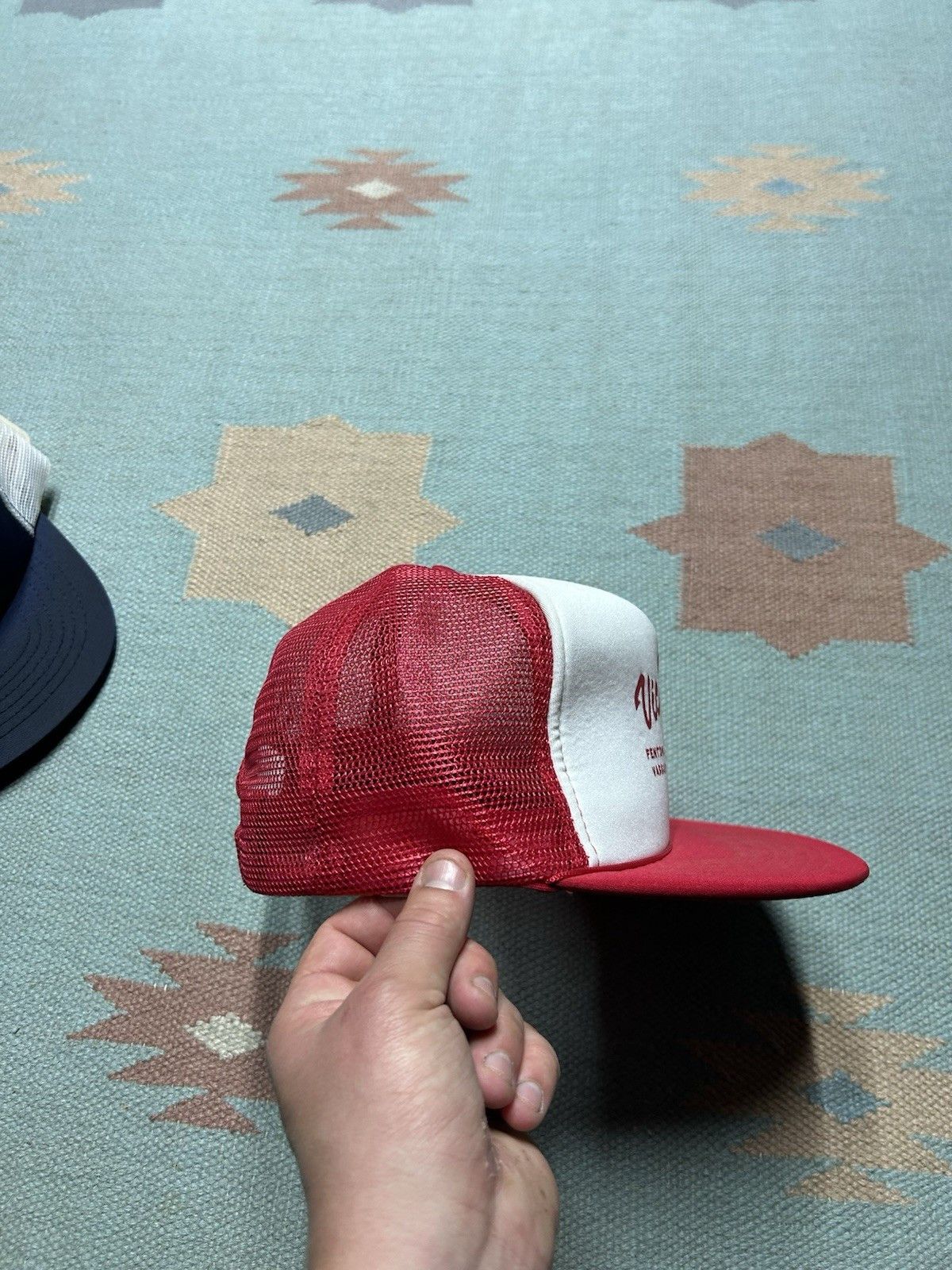 Vintage Vintage trucker hat Vic Bond sales flint Michigan SnapBack Size ONE SIZE - 8 Thumbnail