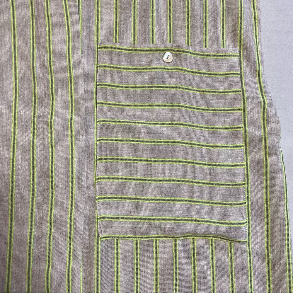 Mango NWT New Mango Striped Linen Blend Blouse Size M Size M / US 6-8 / IT 42-44 - 9 Thumbnail
