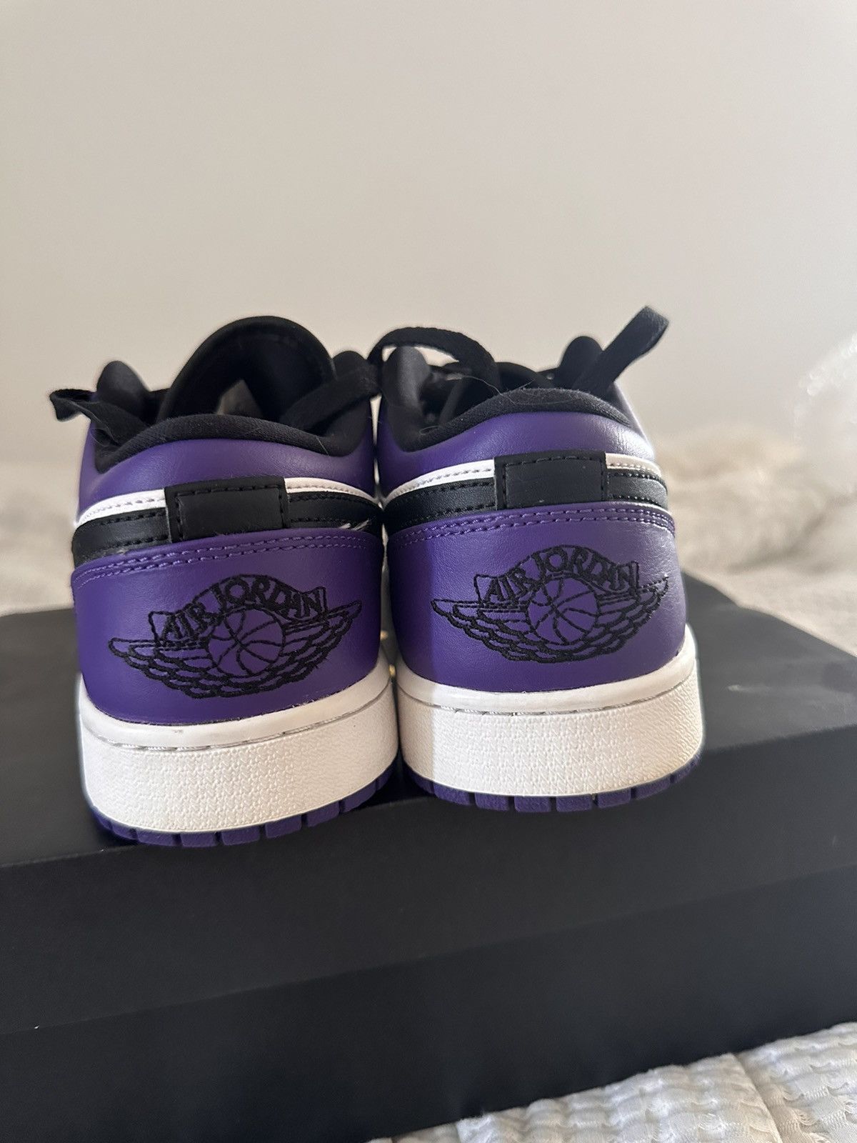 Jordan Brand × Nike Jordan 1 Low Court Purple Size US 8.5 / EU 41-42 - 5 Thumbnail