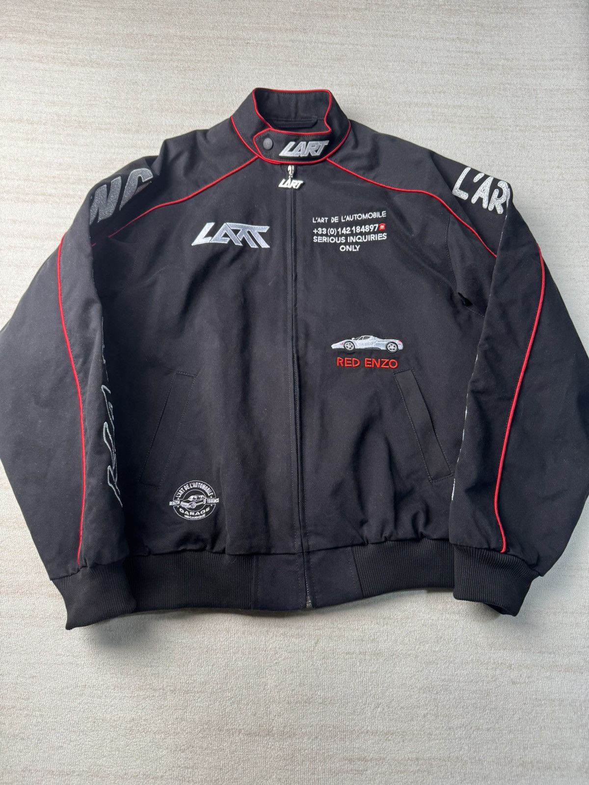 Kar Kar l art red enzo racing jacket M Size US M / EU 48-50 / 2 - 2 Thumbnail