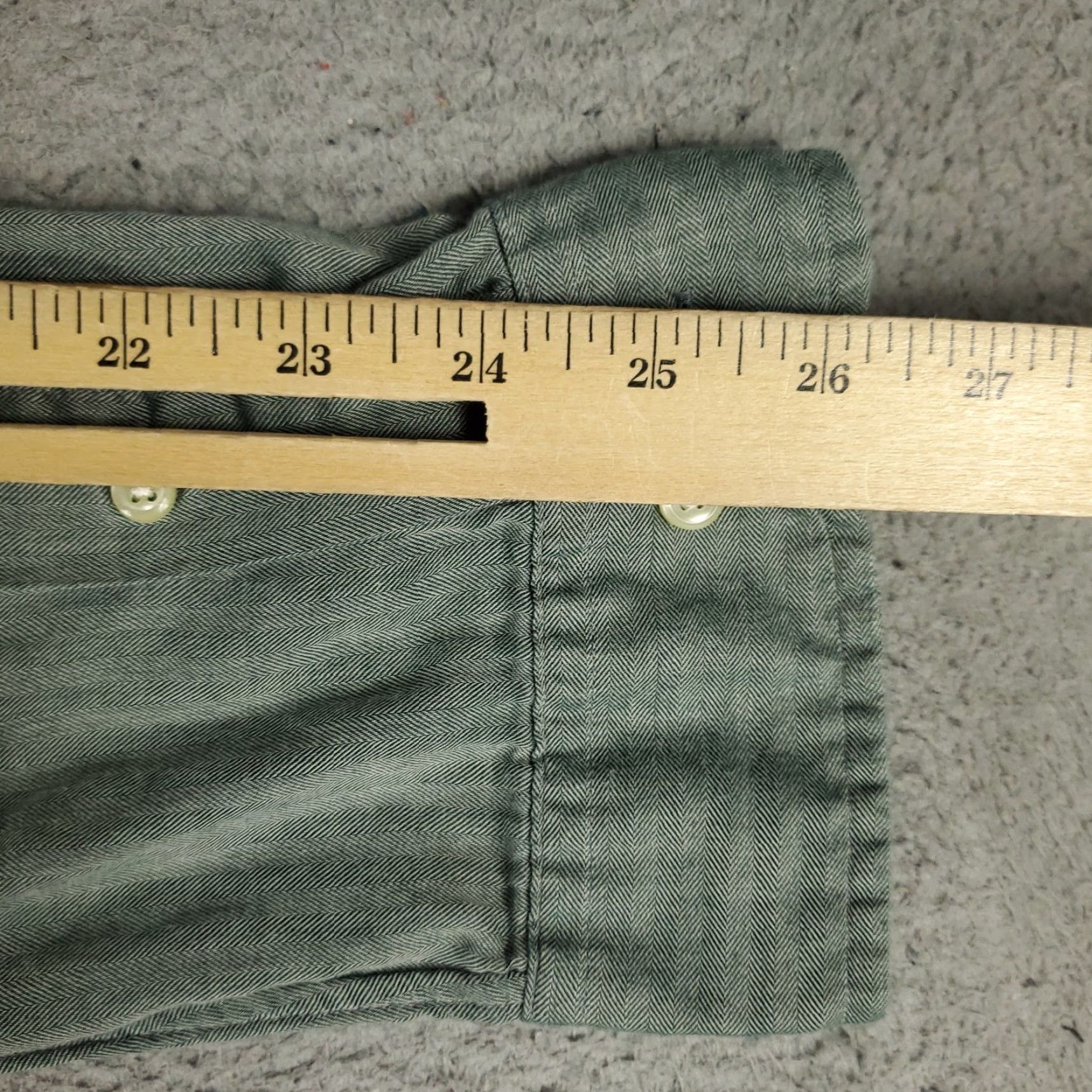 Ralph Lauren Ralph Lauren Shirt Mens 2XL Green Striped Pony Button Up Long Sleeve Size US XXL / EU 58 / 5 - 7 Thumbnail