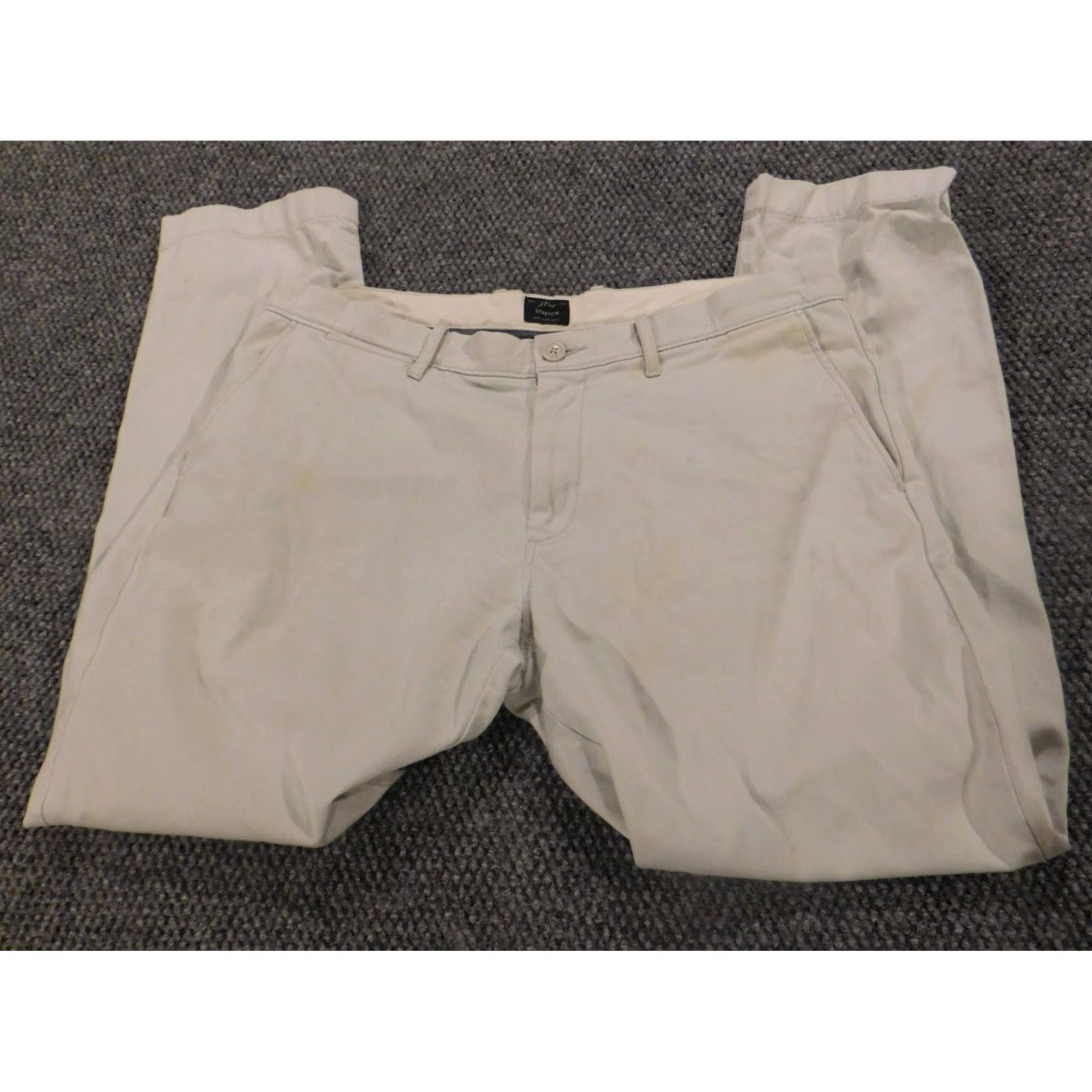 J.Crew J.CREW Mens Pants 36x28 Beige Straight Chino Shirt? Size US 32 / EU 48 - 4 Thumbnail