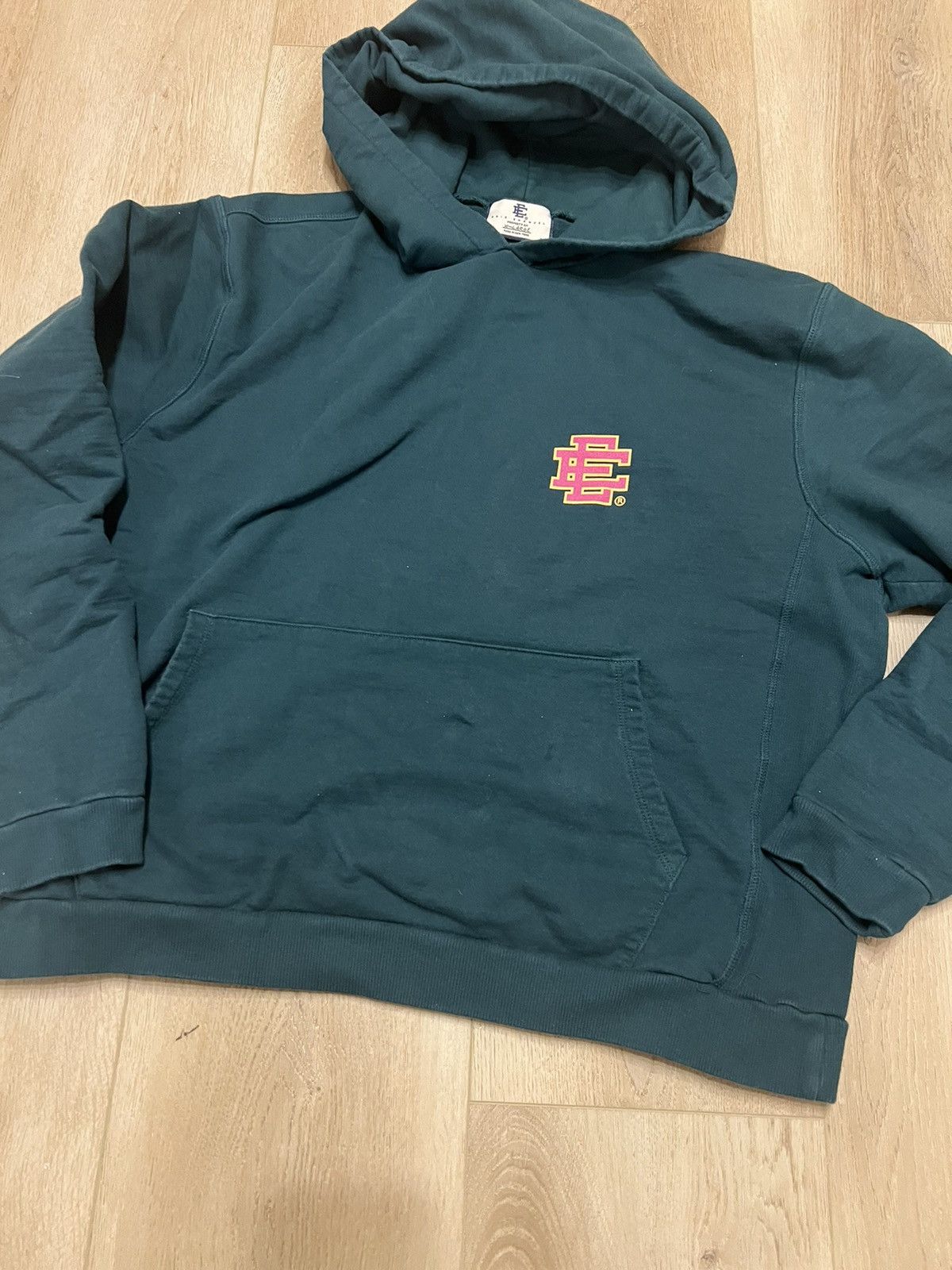 Eric Emanuel GREEN Eric Emanuel EE HOODIE Extra large Size US XL / EU 56 / 4 - 2 Thumbnail