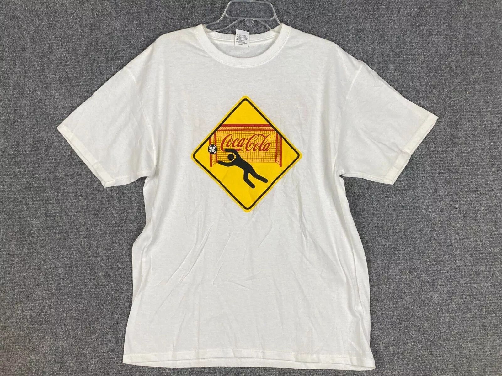 Anvil Coca Cola T-Shirt Men's XL Anvil Short Sleeve 100% Cotton Size US XL / EU 56 / 4 - 1 Thumbnail