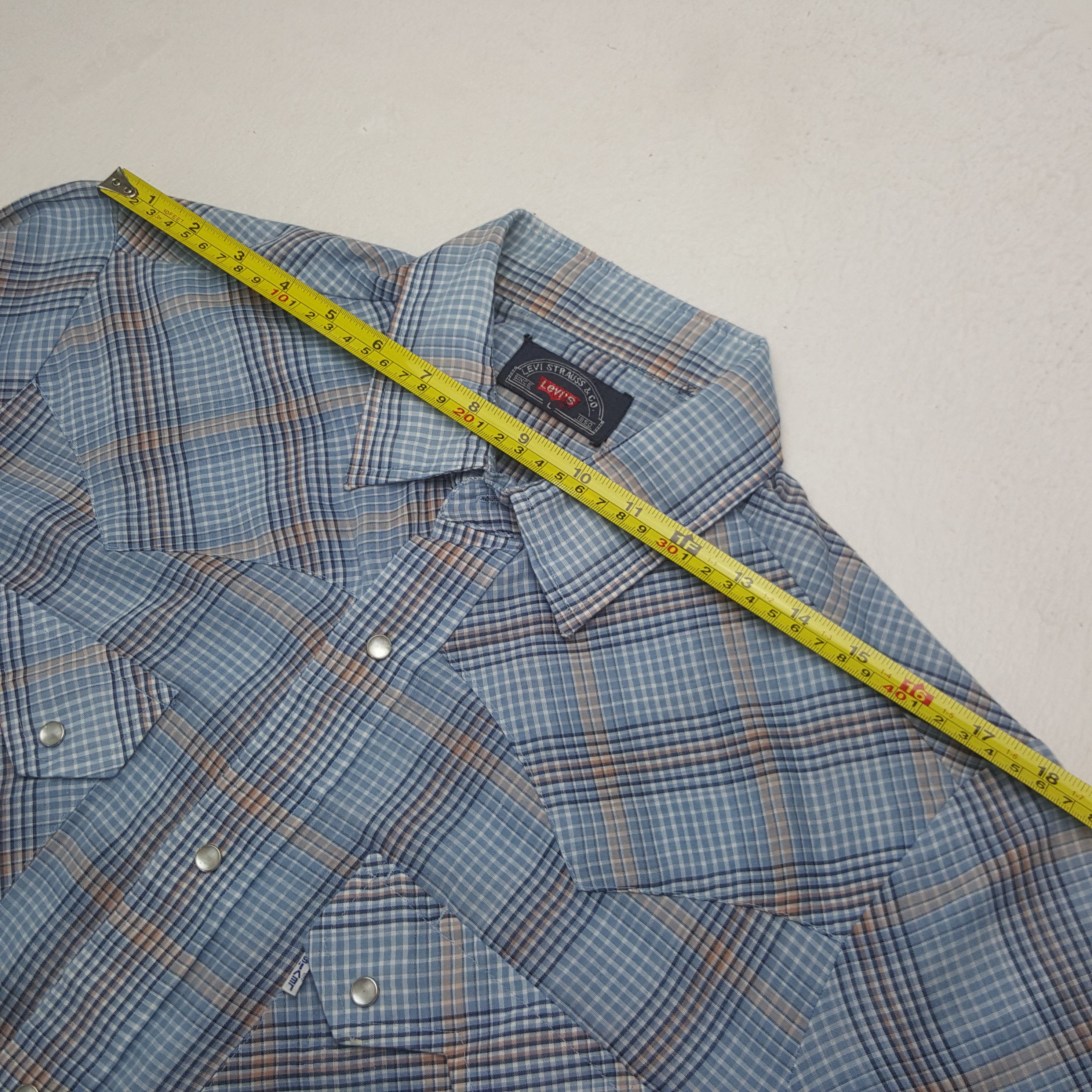 Levi's Vintage Levi's Strauss & Co Button Up Shirt Size US M / EU 48-50 / 2 - 5 Thumbnail