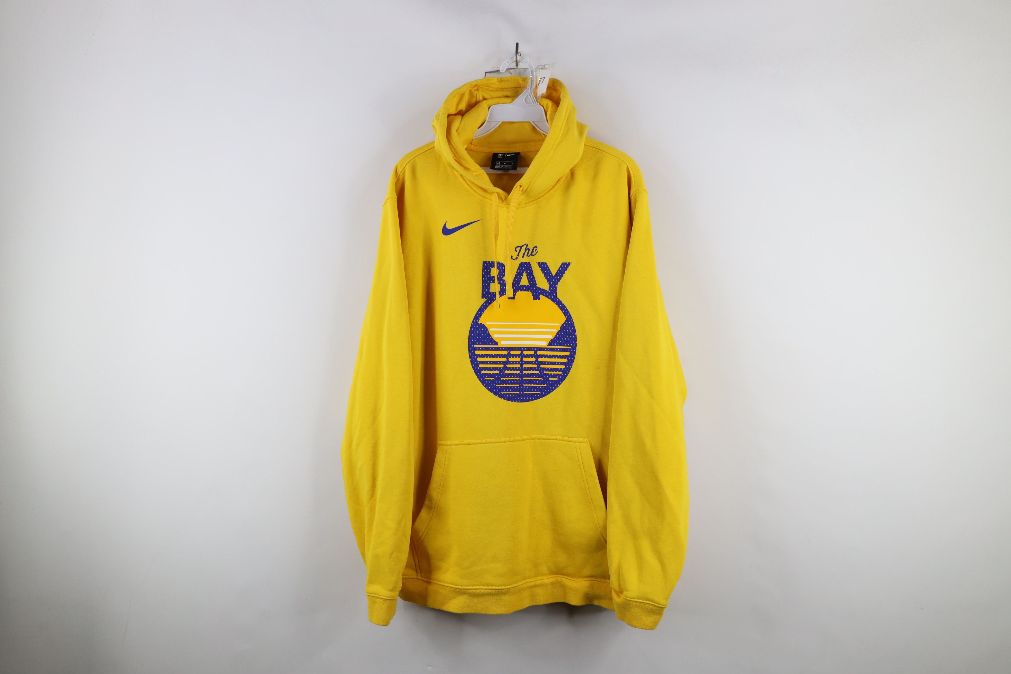 Nike × Vintage Nike NBA The Bay Golden State Warriors Basketball Hoodie Size US XL / EU 56 / 4 - 1 Thumbnail