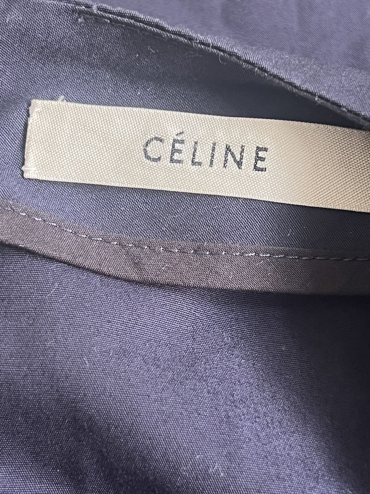 Celine Old Celine by Phoebe Philo gather puff sleeves top Size XS / US 0-2 / IT 36-38 - 4 Thumbnail