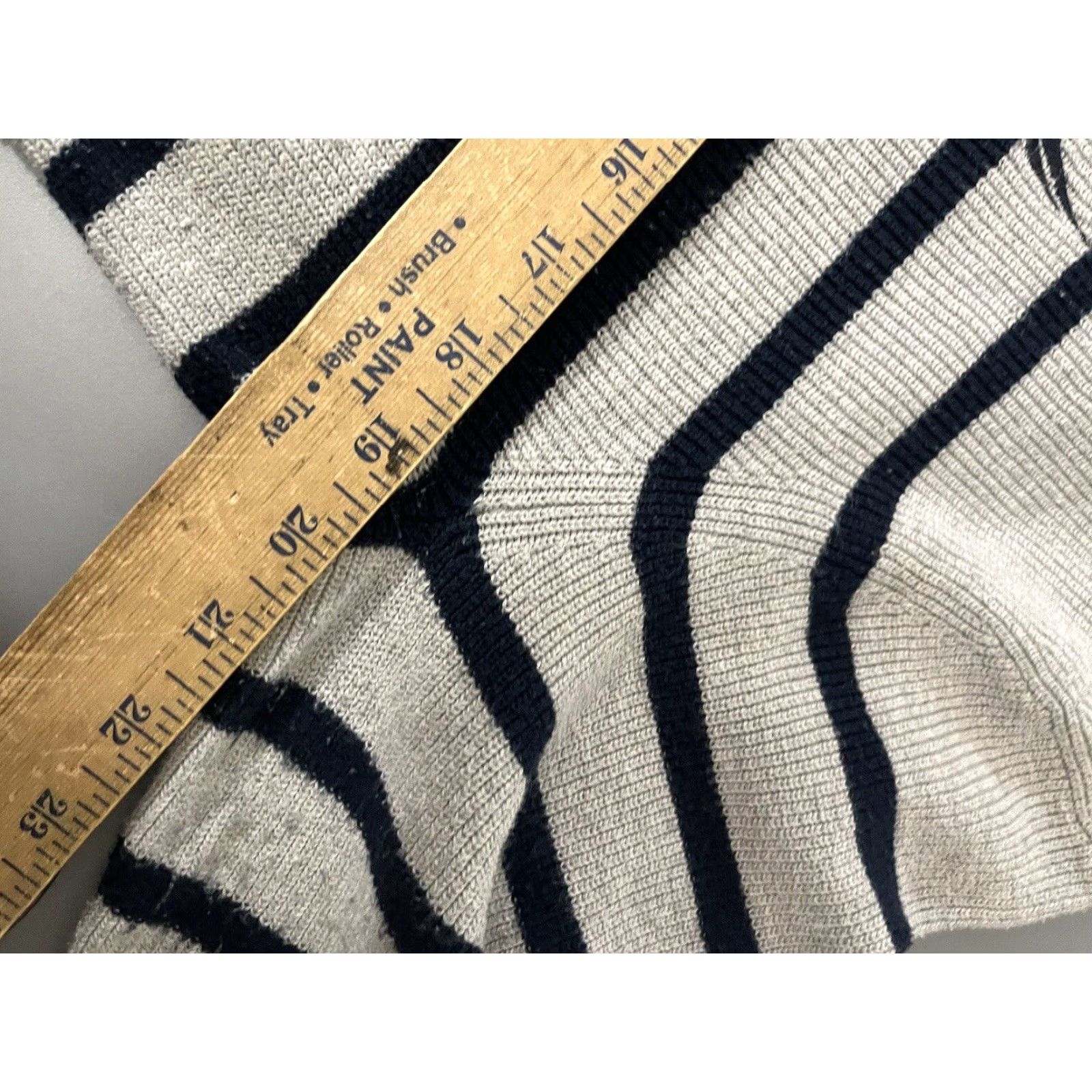 Nautica Nautica Mens Sweater Crew Neck Logo Cotton Gray M Size US M / EU 48-50 / 2 - 5 Thumbnail