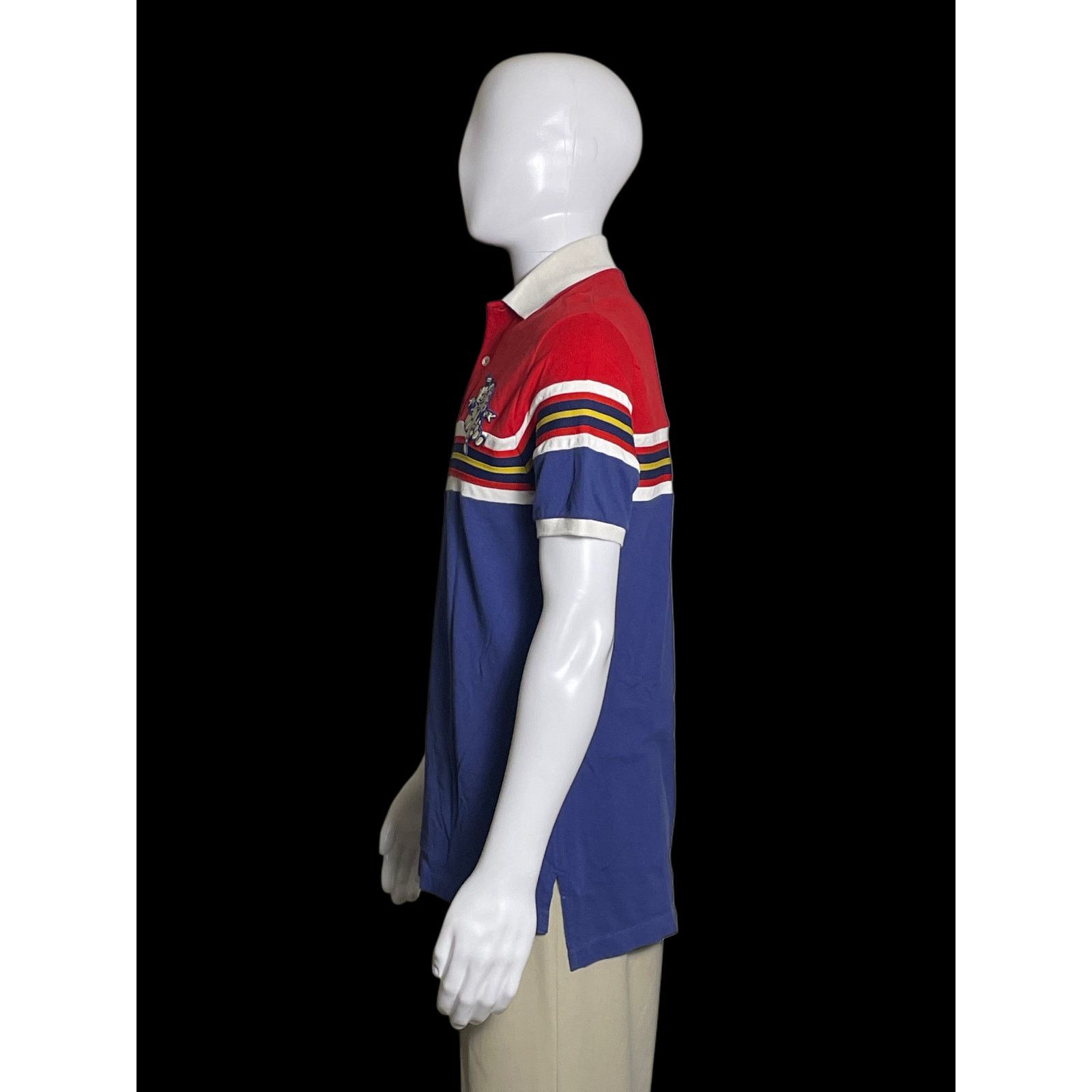 Gucci 2019 Gucci x Disney The Three Little Pigs Color Block Polo Size US XS / EU 42 / 0 - 8 Thumbnail