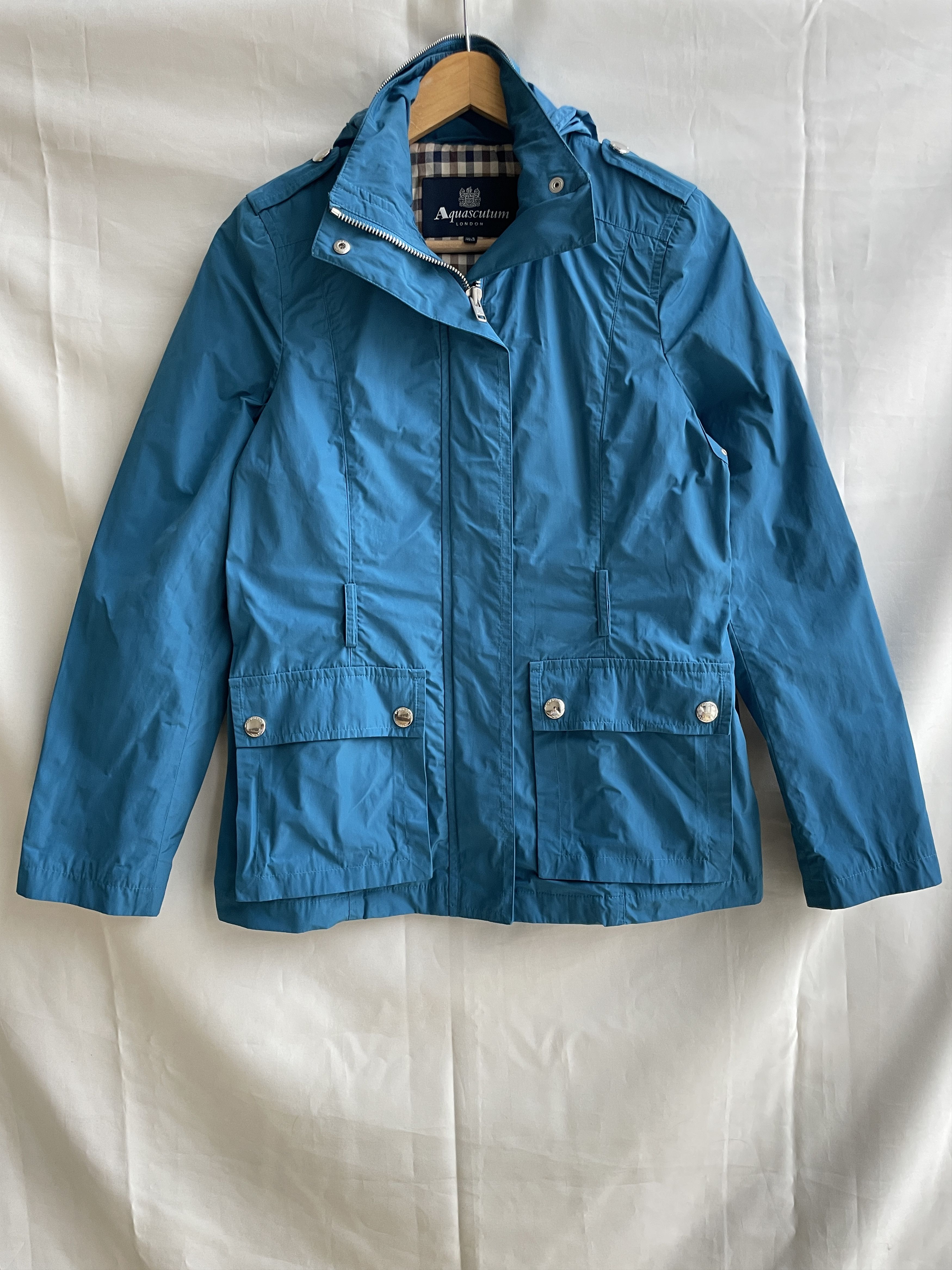 Aquascutum Aquascutum Womens Nylon Windbreaker Jacket Size S / US 4 / IT 40 - 1 Thumbnail