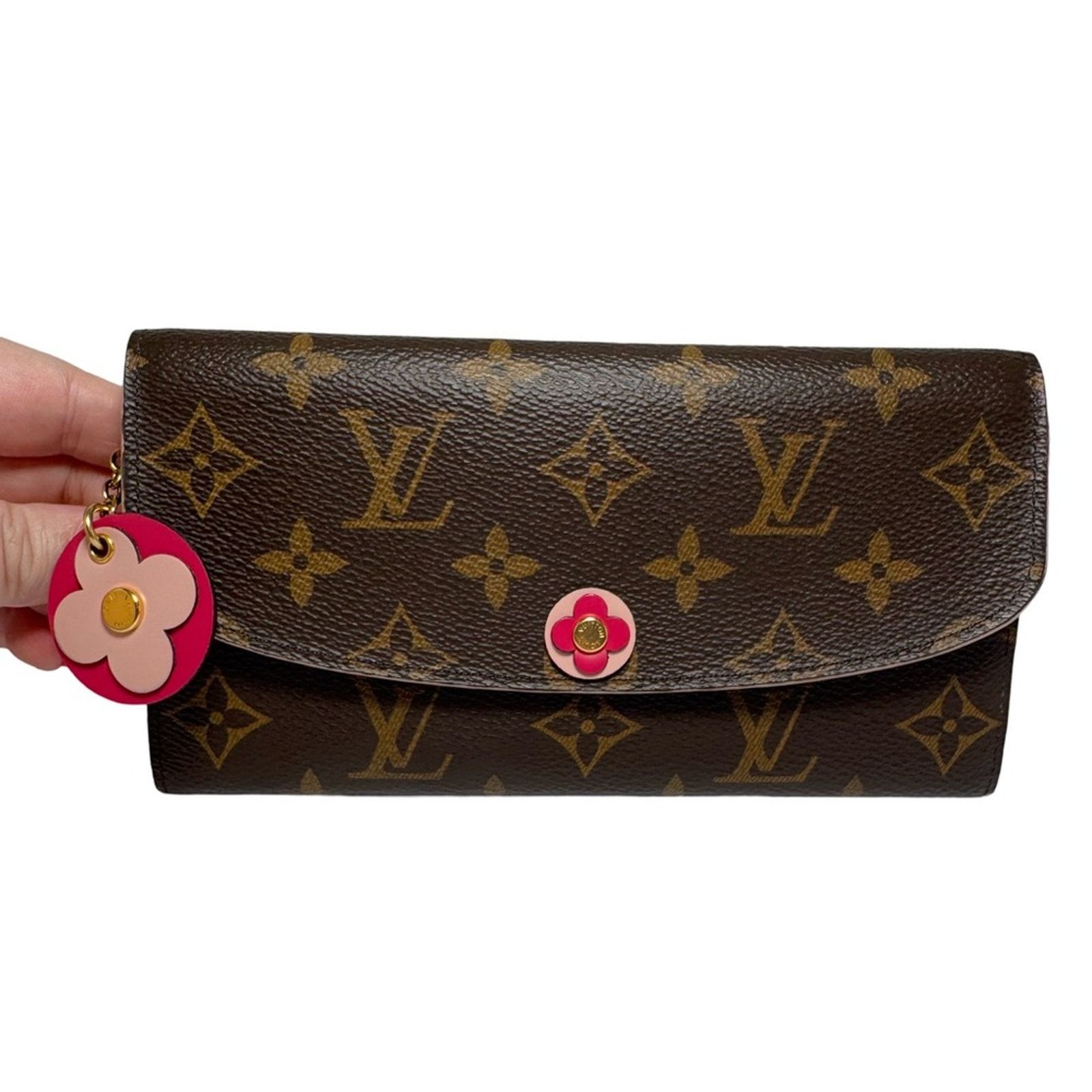 Louis Vuitton Louis Vuitton Emilie Bloom Pink Fuchsia Monogram Wallet Size ONE SIZE - 1 Thumbnail