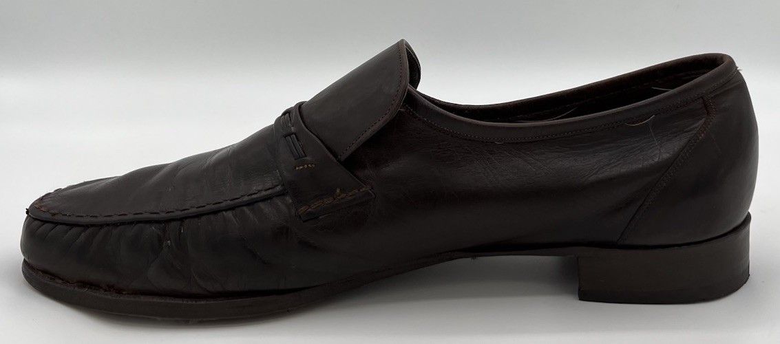 Florsheim Florsheim Royal Imperial 11E Cordovan Brown Leather Loafers Size US 11 / EU 44 - 8 Thumbnail
