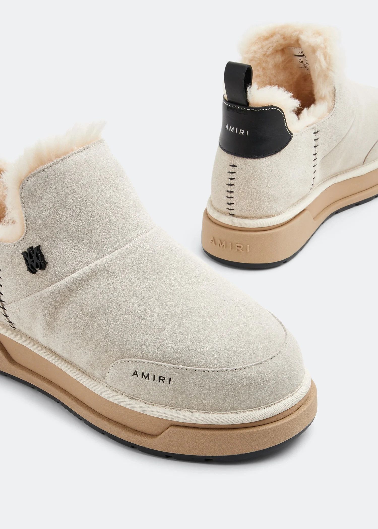 Amiri o1w1db10125 Malibu Boots in Off White/Black Size US 12 / EU 45 - 4 Thumbnail