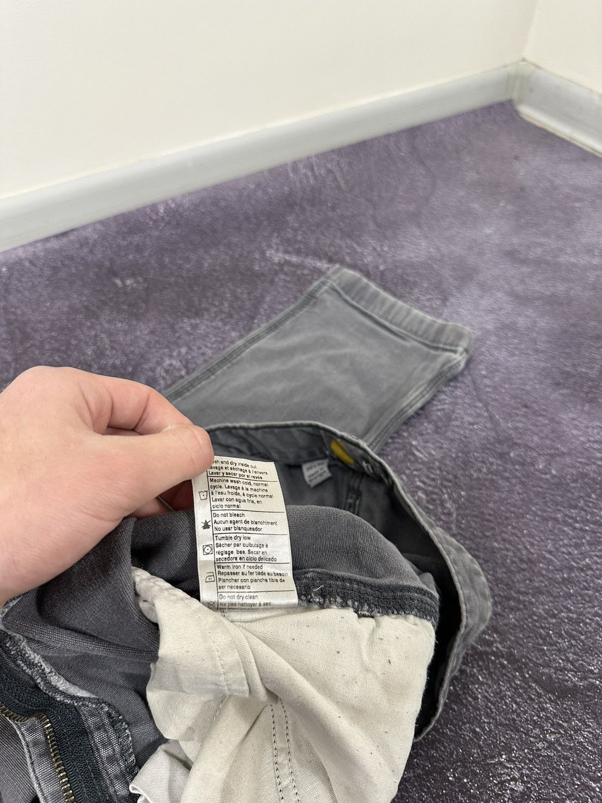 Carhartt Vintage Carhartt Distressed USA Faded Opium Hype Work Pants Size US 30 / EU 46 - 15 Thumbnail