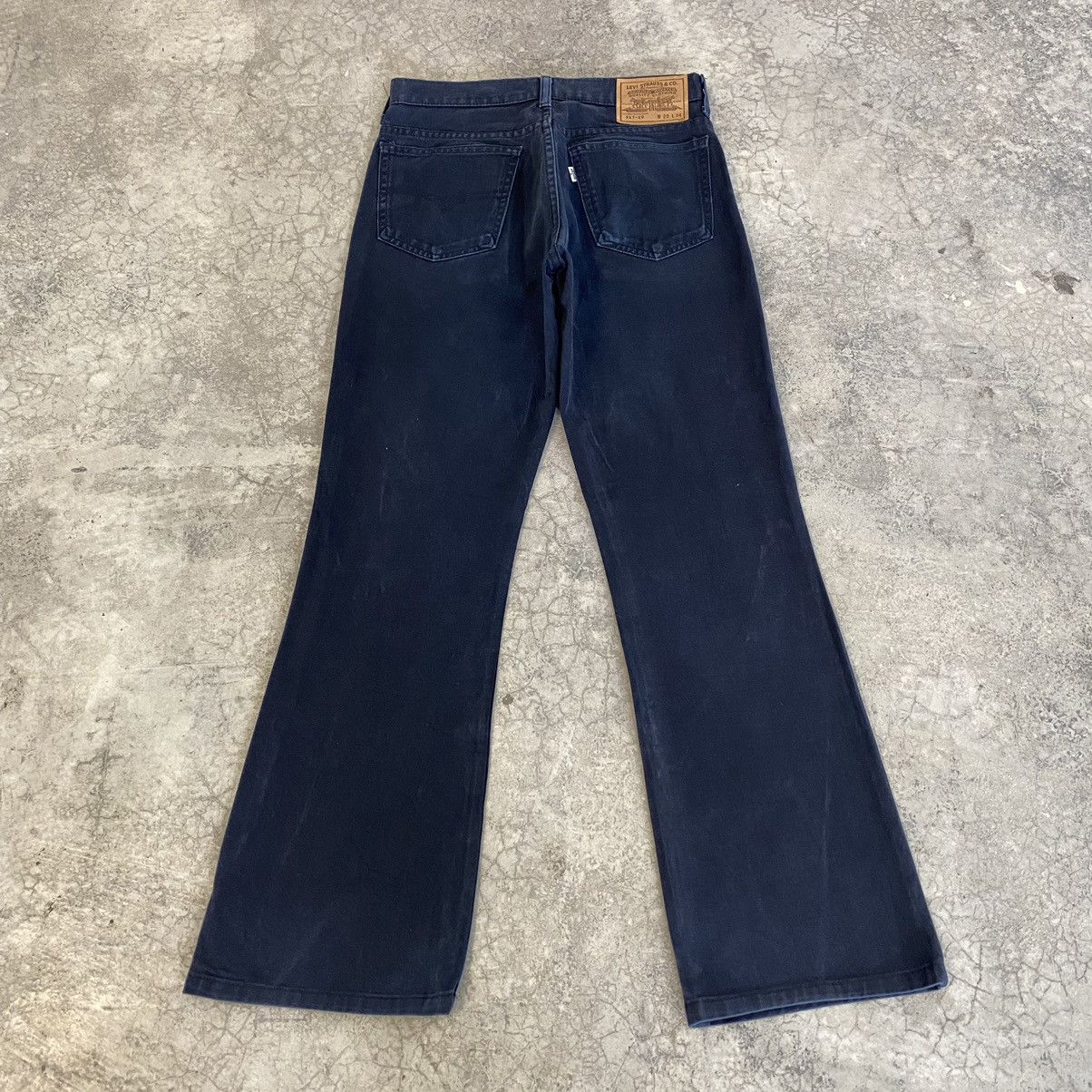 Levi's × Vintage Size 28x28.5 Vintage 1996 Levis 517 Black Flared Jeans Size US 28 / EU 44 - 12 Thumbnail