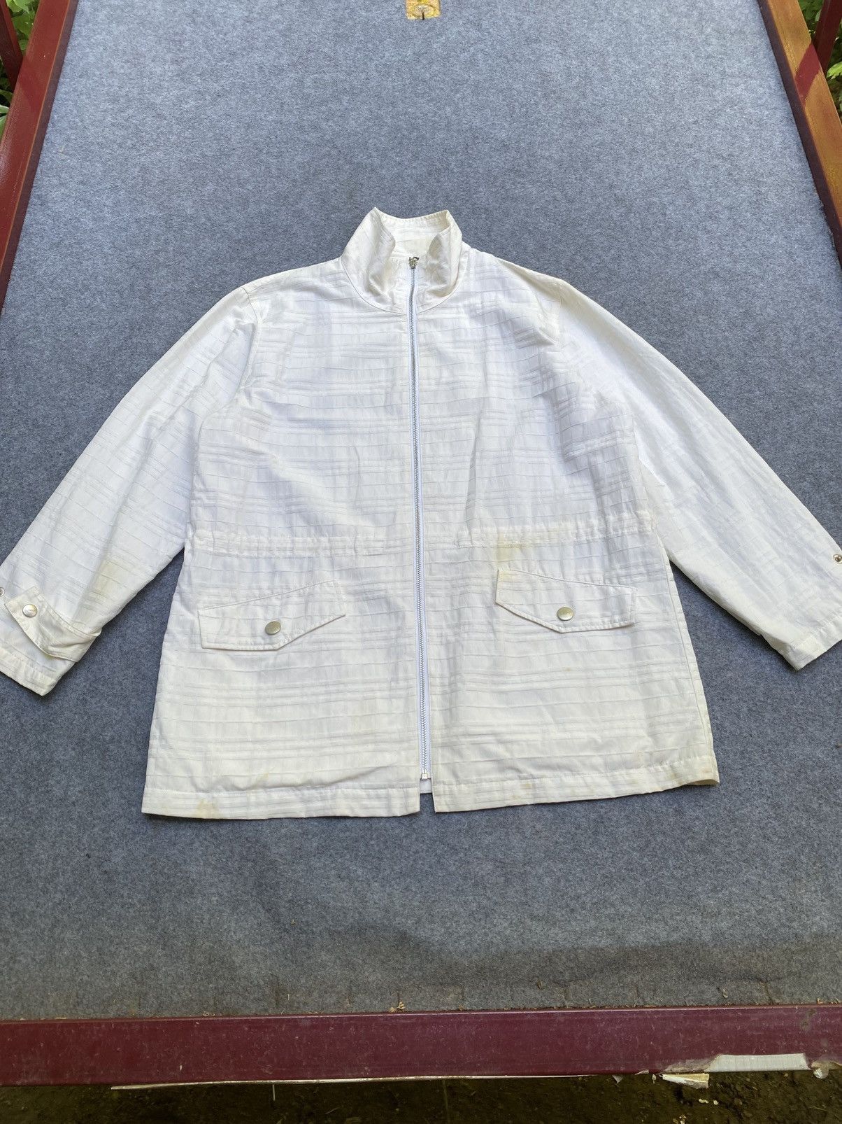 Burberry × Vintage Vintage burberry golf nova check sample zipper jacket Size US M / EU 48-50 / 2 - 14 Thumbnail