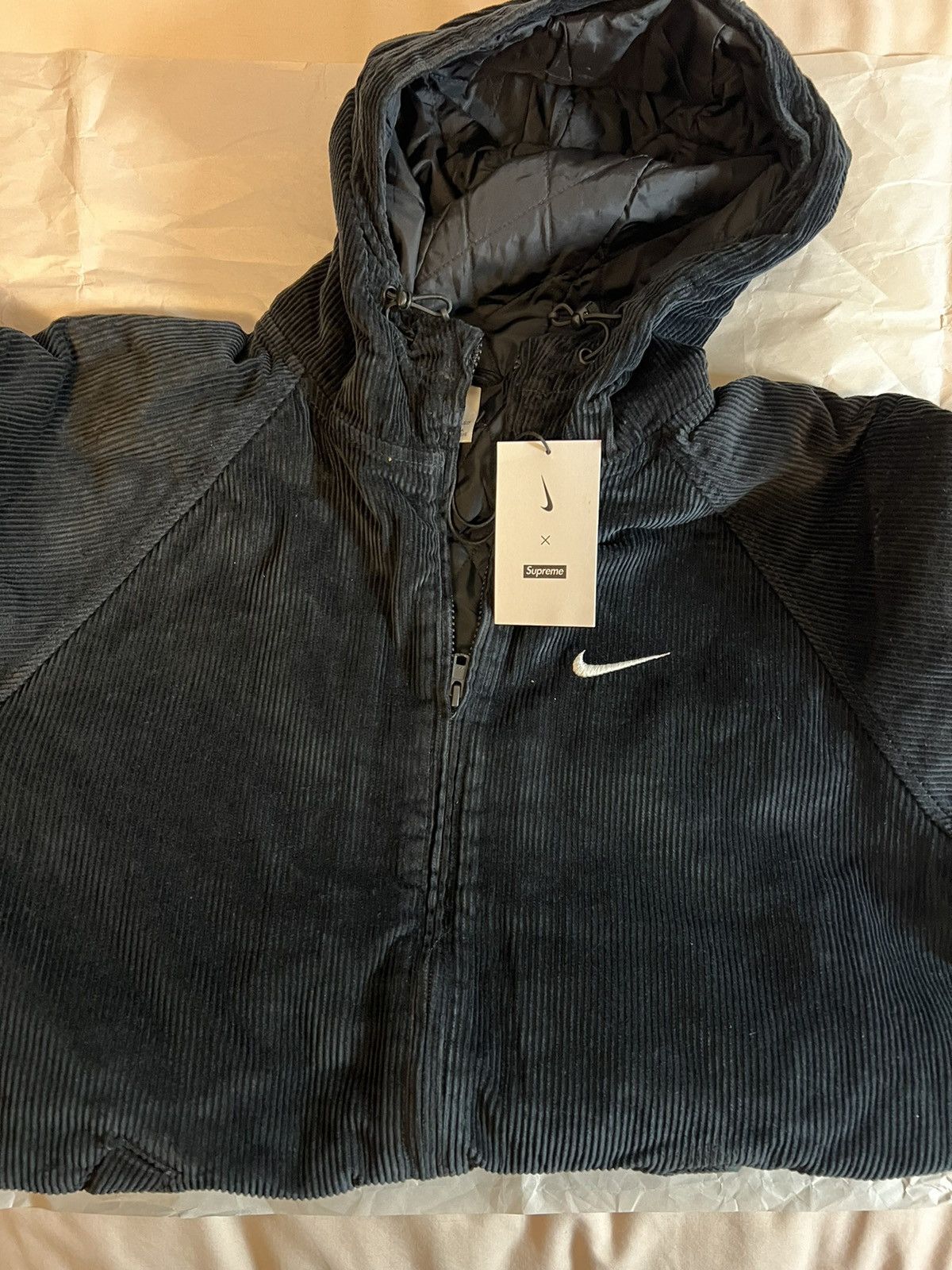 Nike × Supreme Supreme X Nike Arc corduroy hooded jacket Size US S / EU 44-46 / 1 - 4 Thumbnail