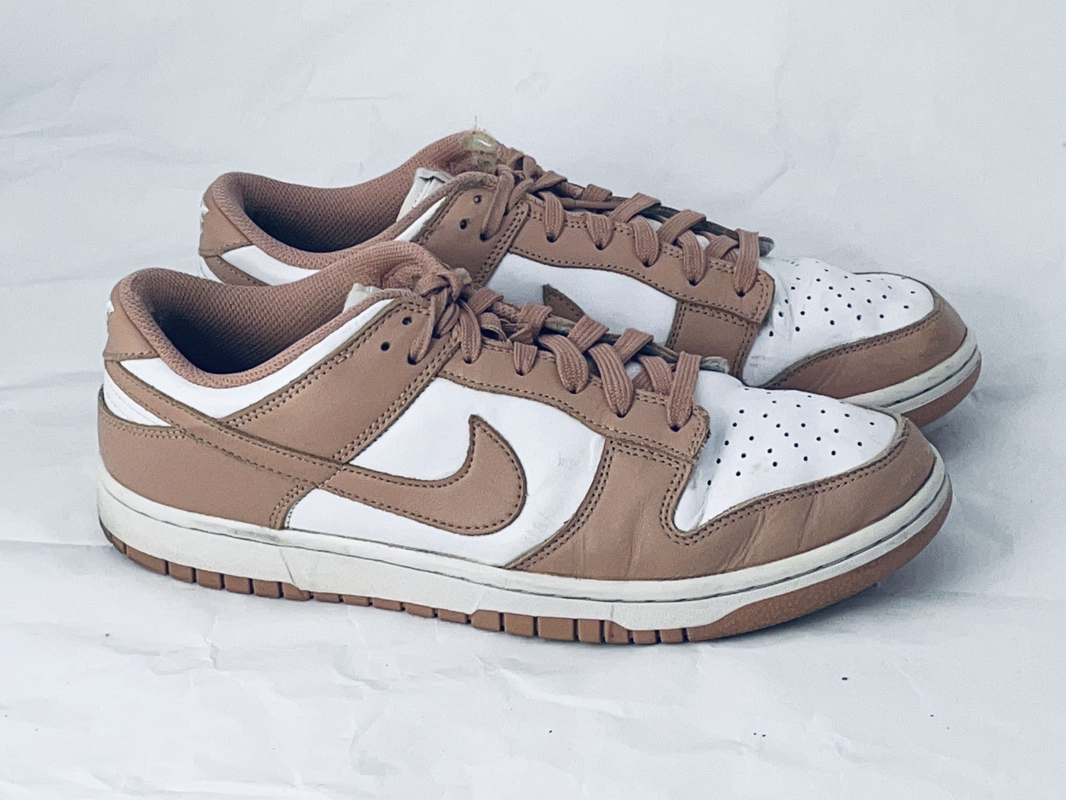 Nike 👟 69,90 € – Nike Dunk Low „Light Brown/White“ – Größe 44 Size US 10 / EU 43 - 1 Thumbnail