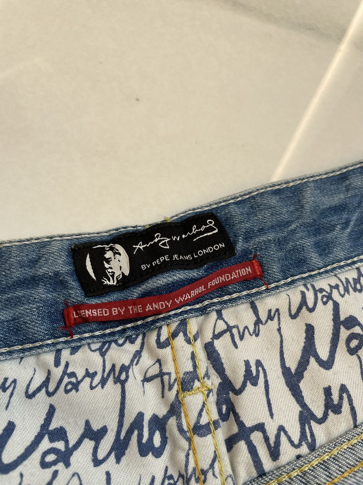 Andy Warhol Andy Warhol x Pepe Jeans denim blue shorts Size US 36 / EU 52 - 5 Thumbnail