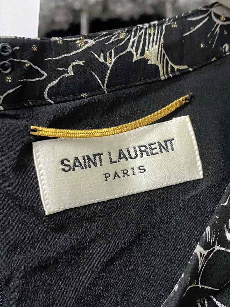 Saint Laurent Paris Saint Laurent SLP Floral Print Dress- Size US M / EU 48-50 / 2 - 5 Thumbnail
