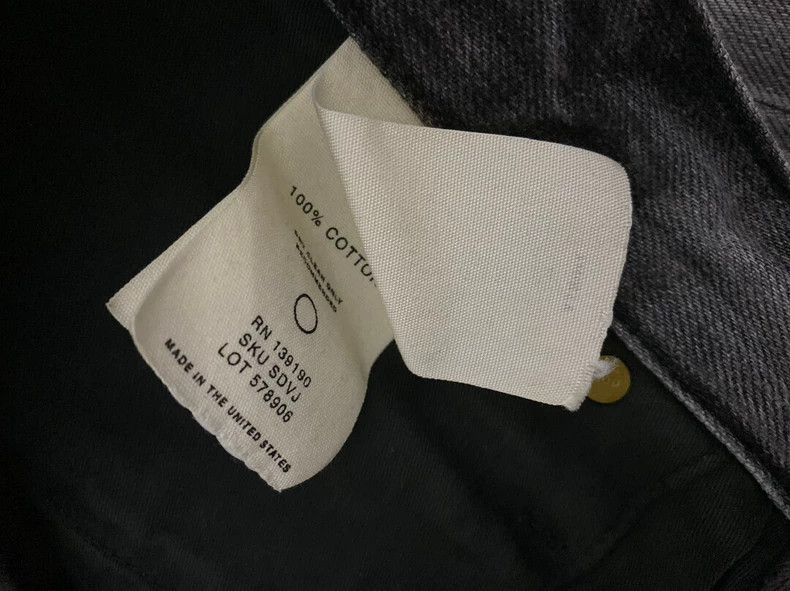 Fear of God Fear of God Black water corrugated jeans Size US 30 / EU 46 - 5 Thumbnail
