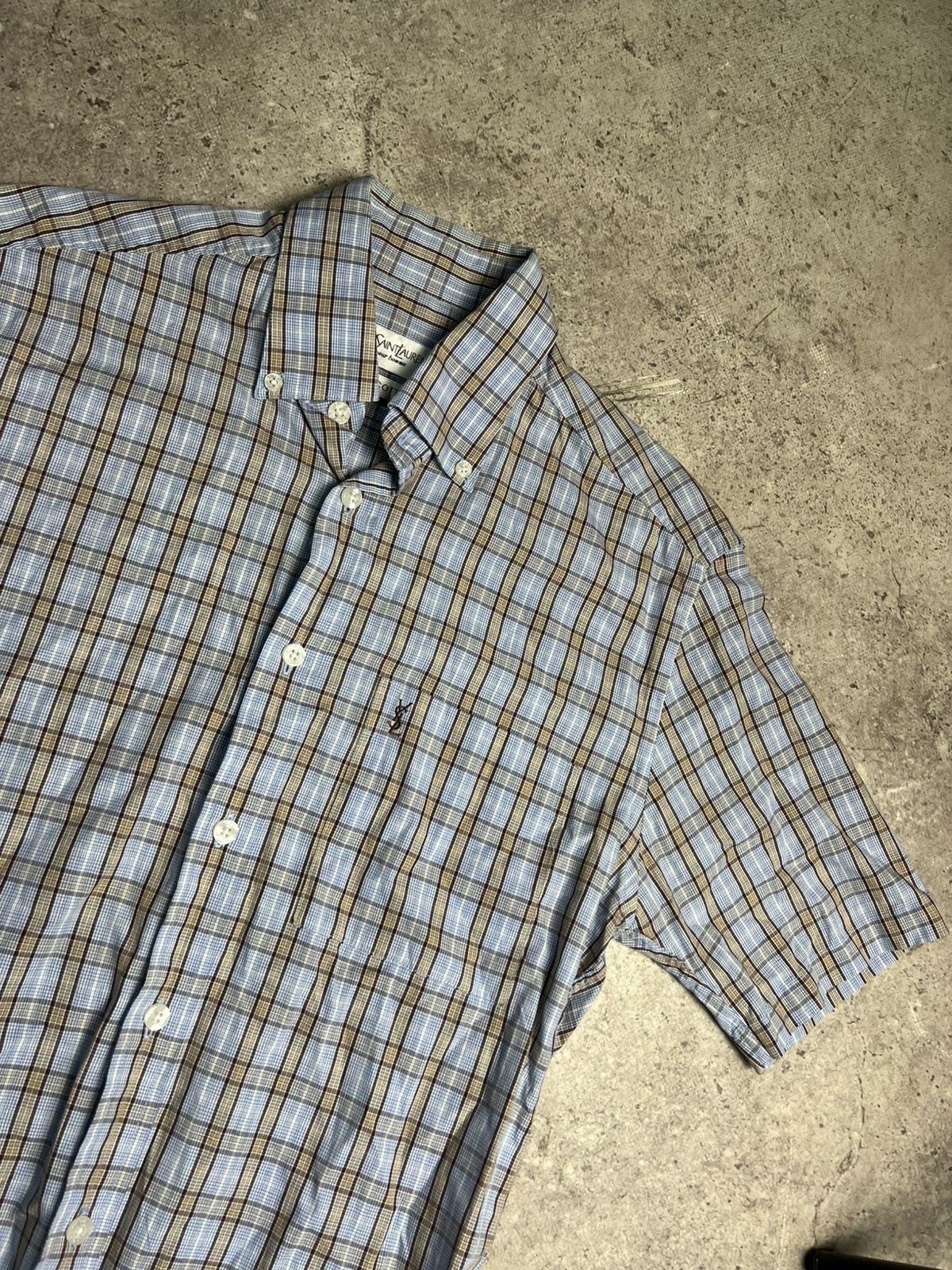 Yves Saint Laurent Vintage Yves Saint Laurent YSL Shirt Button Up Size US S / EU 44-46 / 1 - 2 Thumbnail