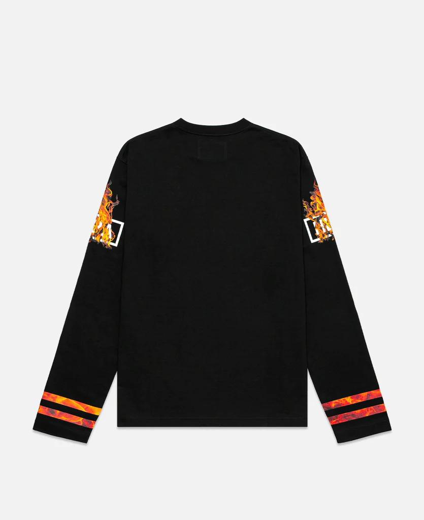 Hood By Air Ablaze Box Logo Hockey L/S T-shirt Size US S / EU 44-46 / 1 - 8 Thumbnail