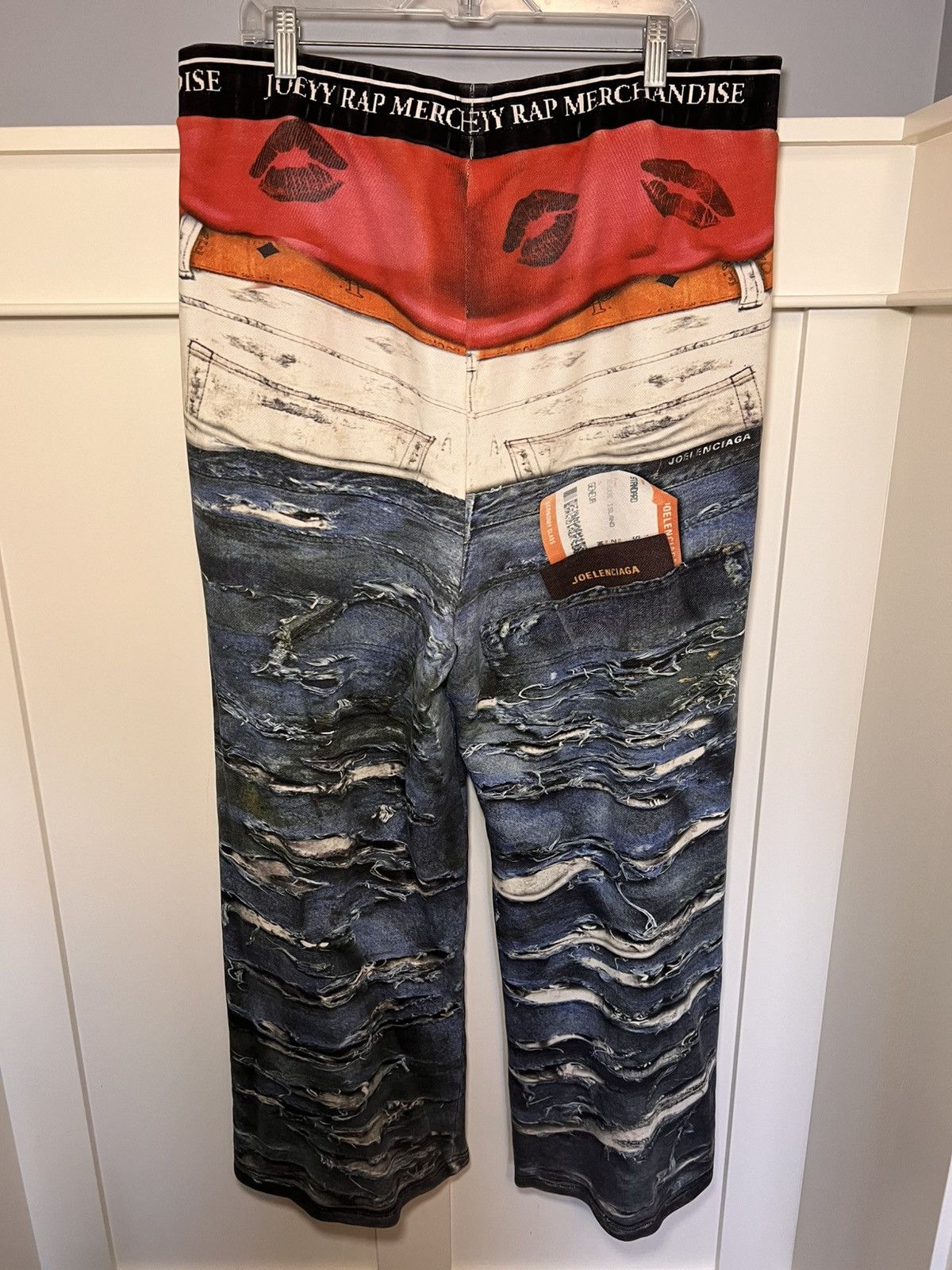 Vintage Dress like Joeyy Official merchandise trompe loeil sweatpant Size US 36 / EU 52 - 2 Thumbnail