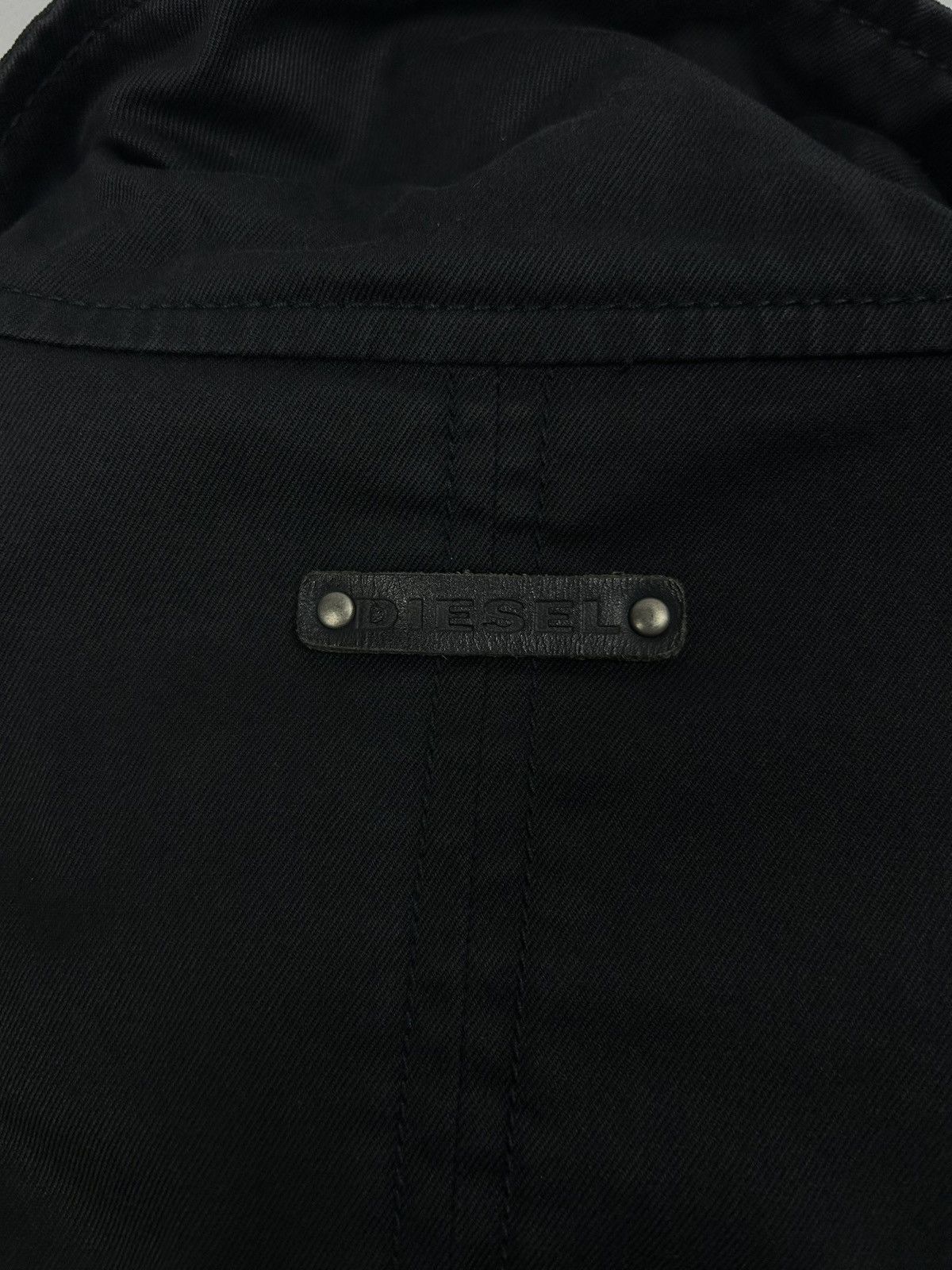 Diesel Rare Diesel Japanese Vintage Moto Jacket Men’s M Black Y2K Size US M / EU 48-50 / 2 - 17 Thumbnail