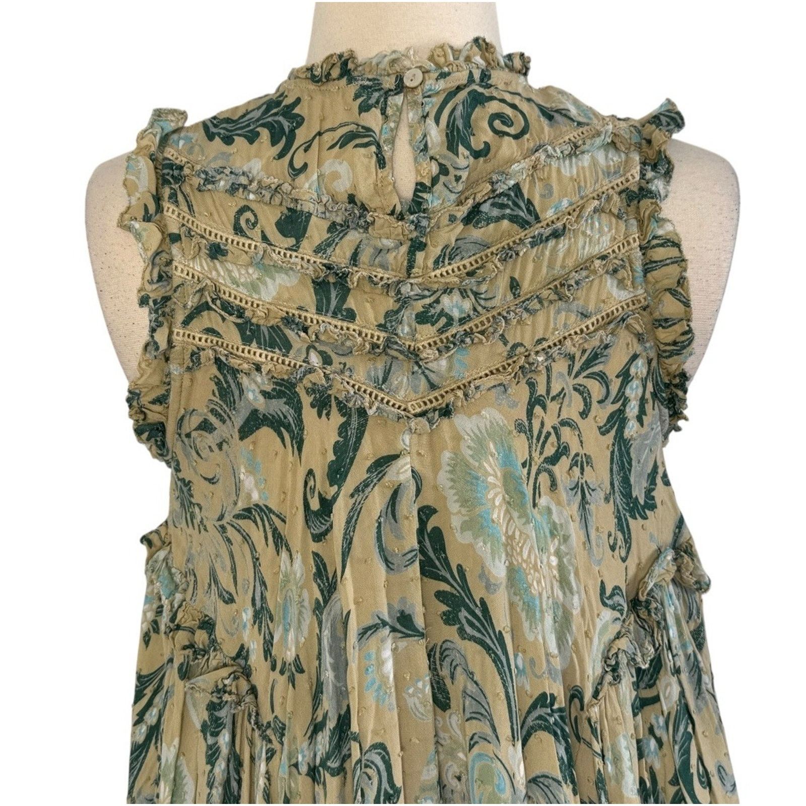 Spell SPELL & THE GYPSY Collective Aurora Tunic Dress Lace Trim XS Size XS / US 0-2 / IT 36-38 - 11 Thumbnail