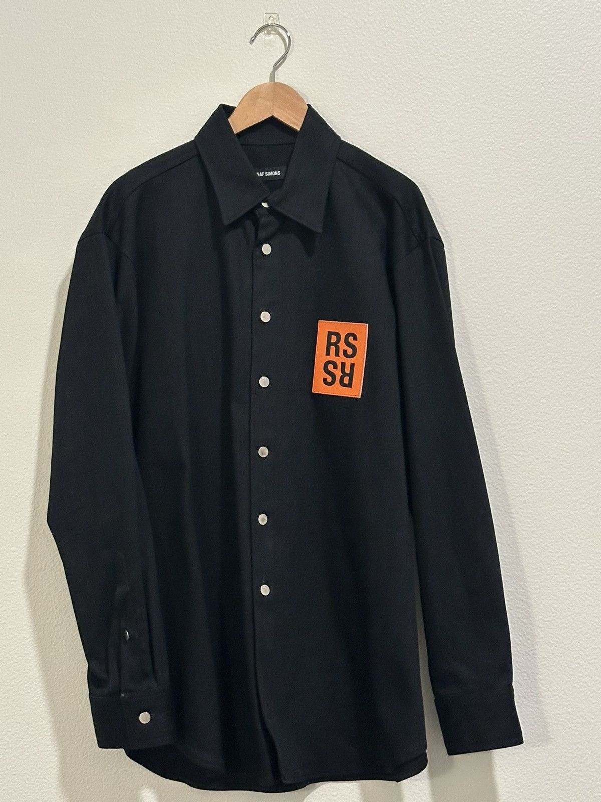 Raf Simons Raf Simons FW19 Carry Over Denim Shirt Black Size Large Size US L / EU 52-54 / 3 - 1 Thumbnail