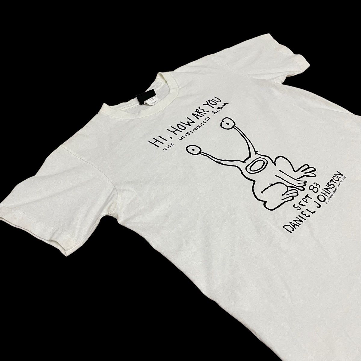 Band Tees HI HOW ARE YOU DANIEL JOHNSTON KURT COBAIN WALL OF FAME 2013 Size US S / EU 44-46 / 1 - 5 Thumbnail