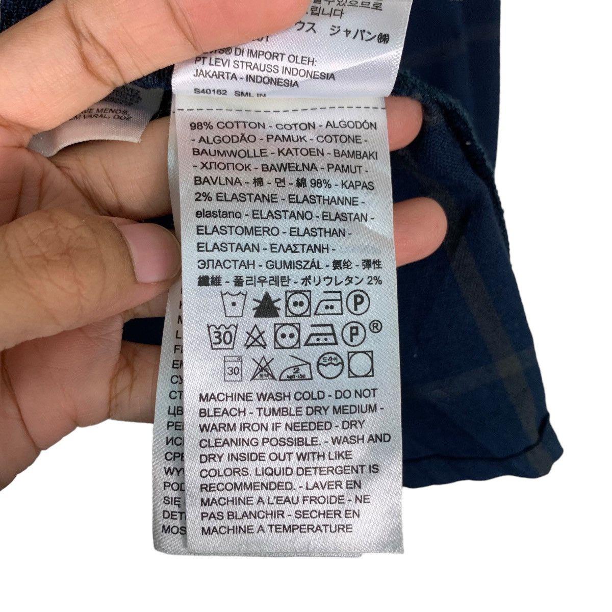 Levi's LEVIS Checked Work Shirt Flannel Jacket #1131-C52 Size US XL / EU 56 / 4 - 22 Thumbnail