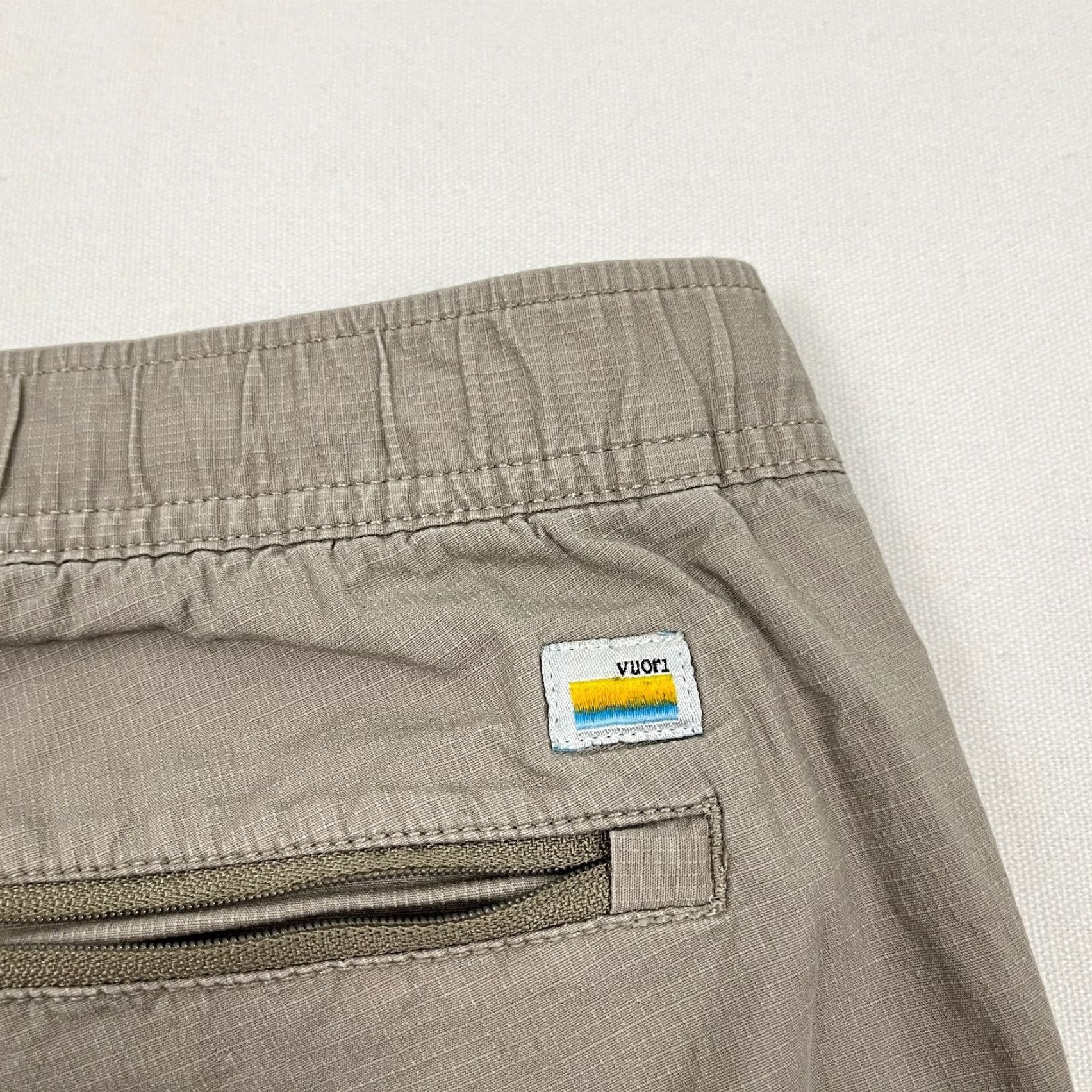 Vuori Vuori Pants Mens L x 29" Brown Ripstop Climber Utility Organic Cotton Pockets Size US 33 - 2 Thumbnail