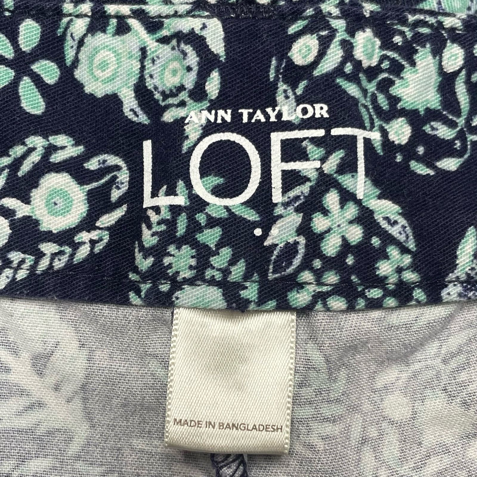 Loft NWOT Loft Cotton Paisley Shorts Size 38" / US 16 / IT 52 - 2 Thumbnail
