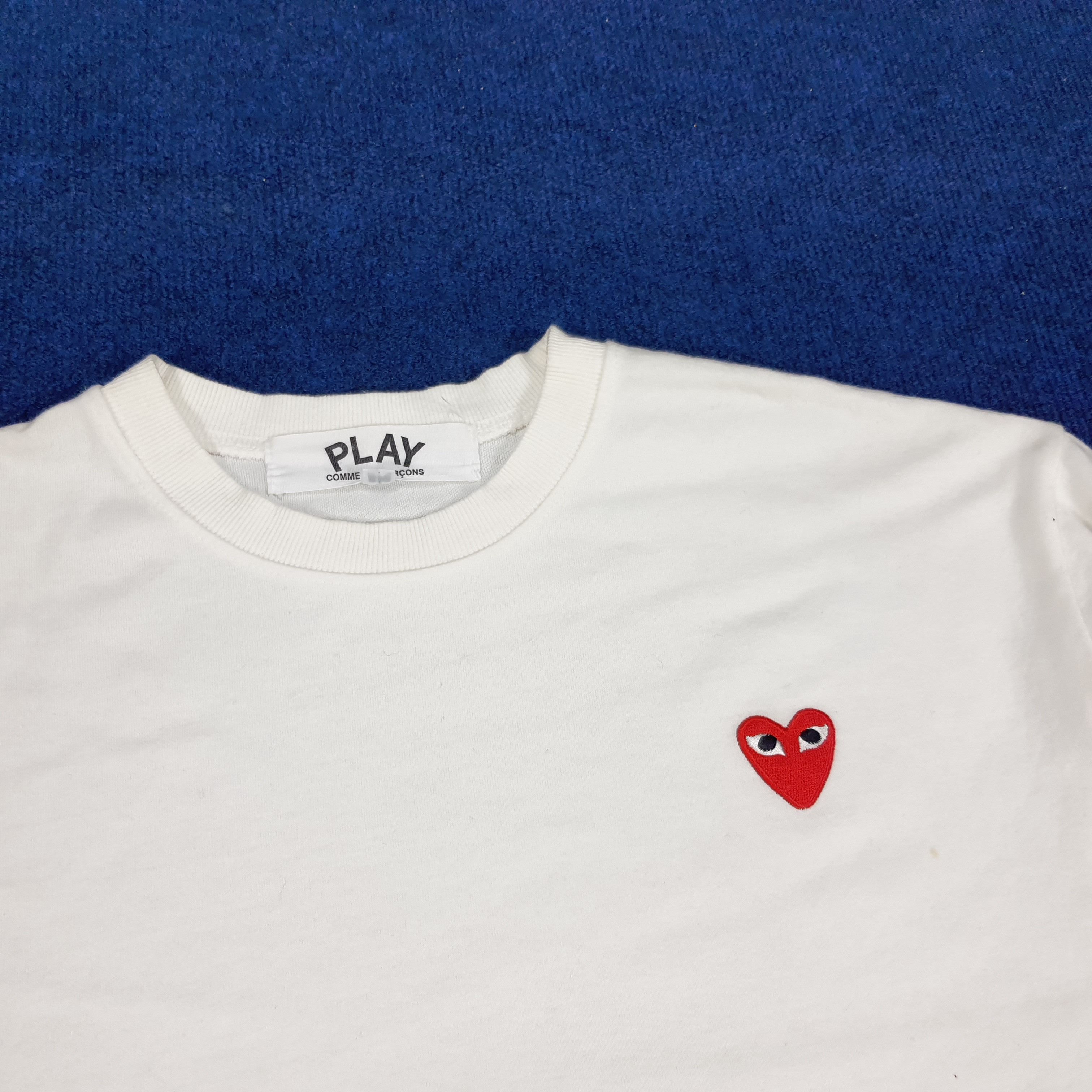 Comme des Garcons Homme Plus × Japanese Brand × Vintage Vintage Comme Des Gacons PLAY Designer Sweatshirt Size US L / EU 52-54 / 3 - 2 Thumbnail