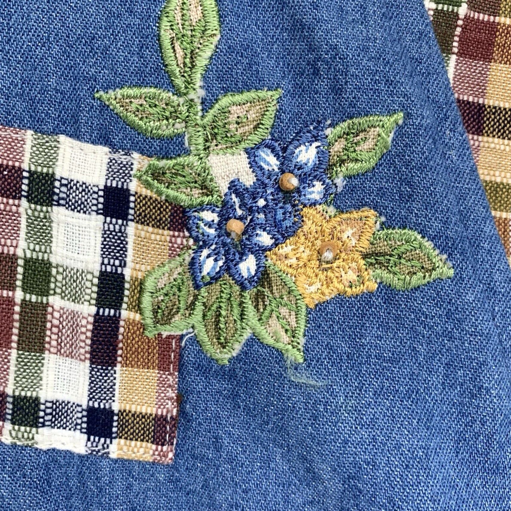 Vintage Vintage Casey Max Small Vest Patchwork Quilt Cottage Wild Animals Detailed Size S / US 4 / IT 40 - 7 Thumbnail