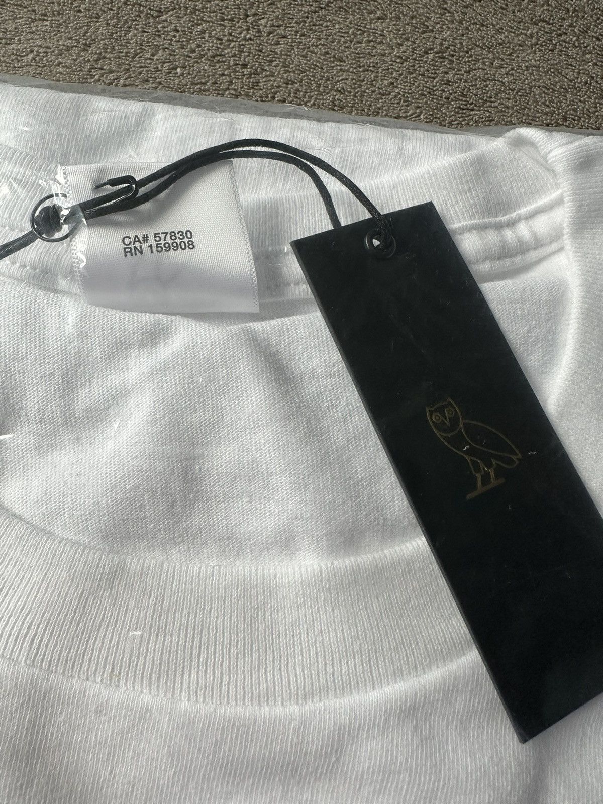 Drake × October's Very Own RARE OVO T-SHIRT WHITE OWL LOGO TEE BRAND NEW WITH TAGS Size US XXL / EU 58 / 5 - 6 Thumbnail