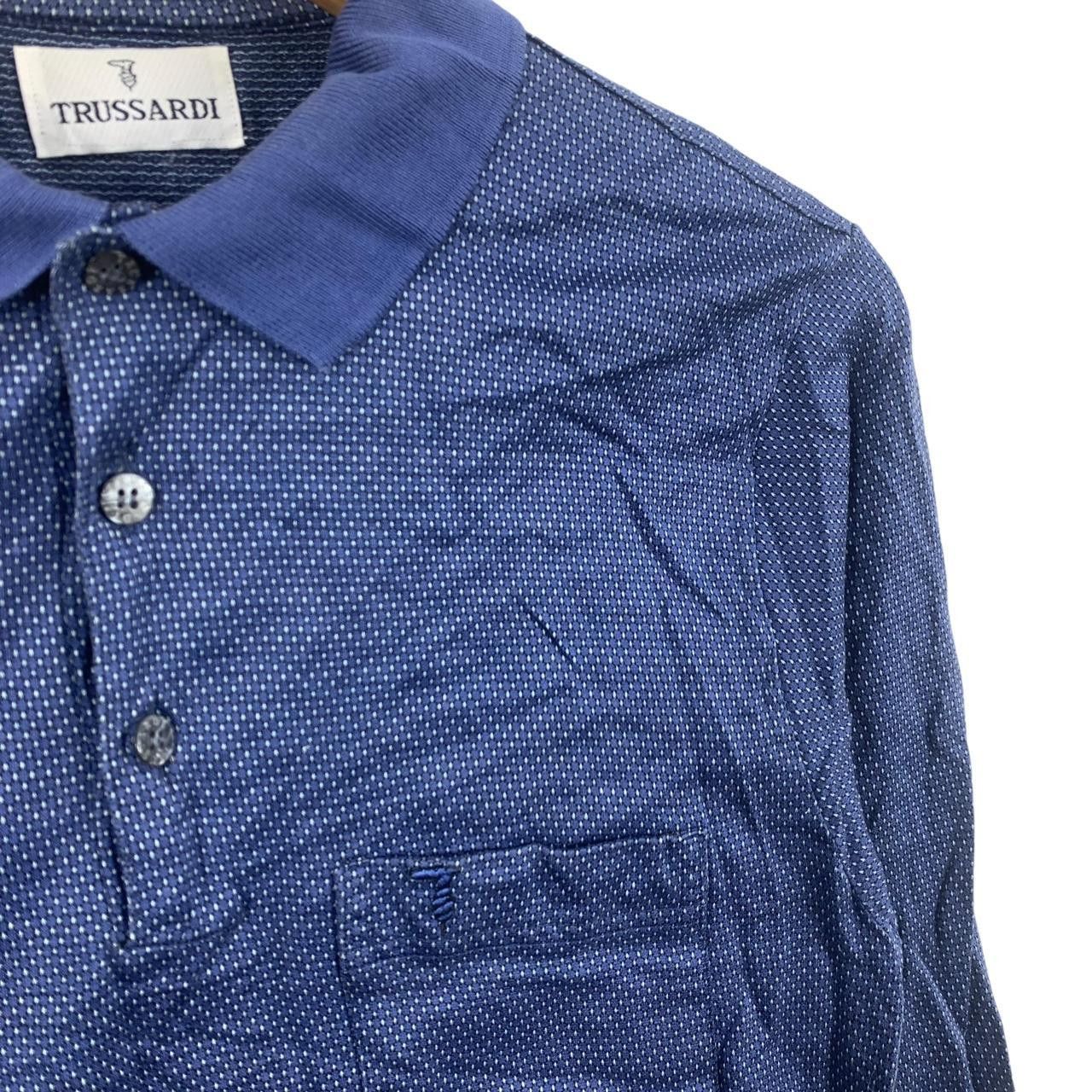 Trussardi Vintage TRUSSARDI MONOGRAM Made In Italy Polo Tee Shirt Size S / US 4 / IT 40 - 5 Thumbnail