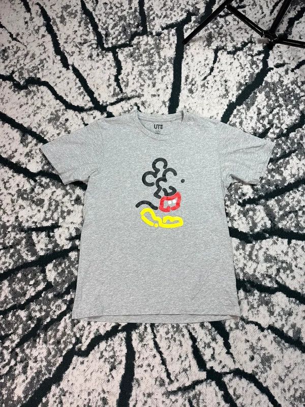 Uniqlo Uniqlo Mickey Mouse Disney T-shirt Gray S Size US S / EU 44-46 / 1 - 1 Thumbnail