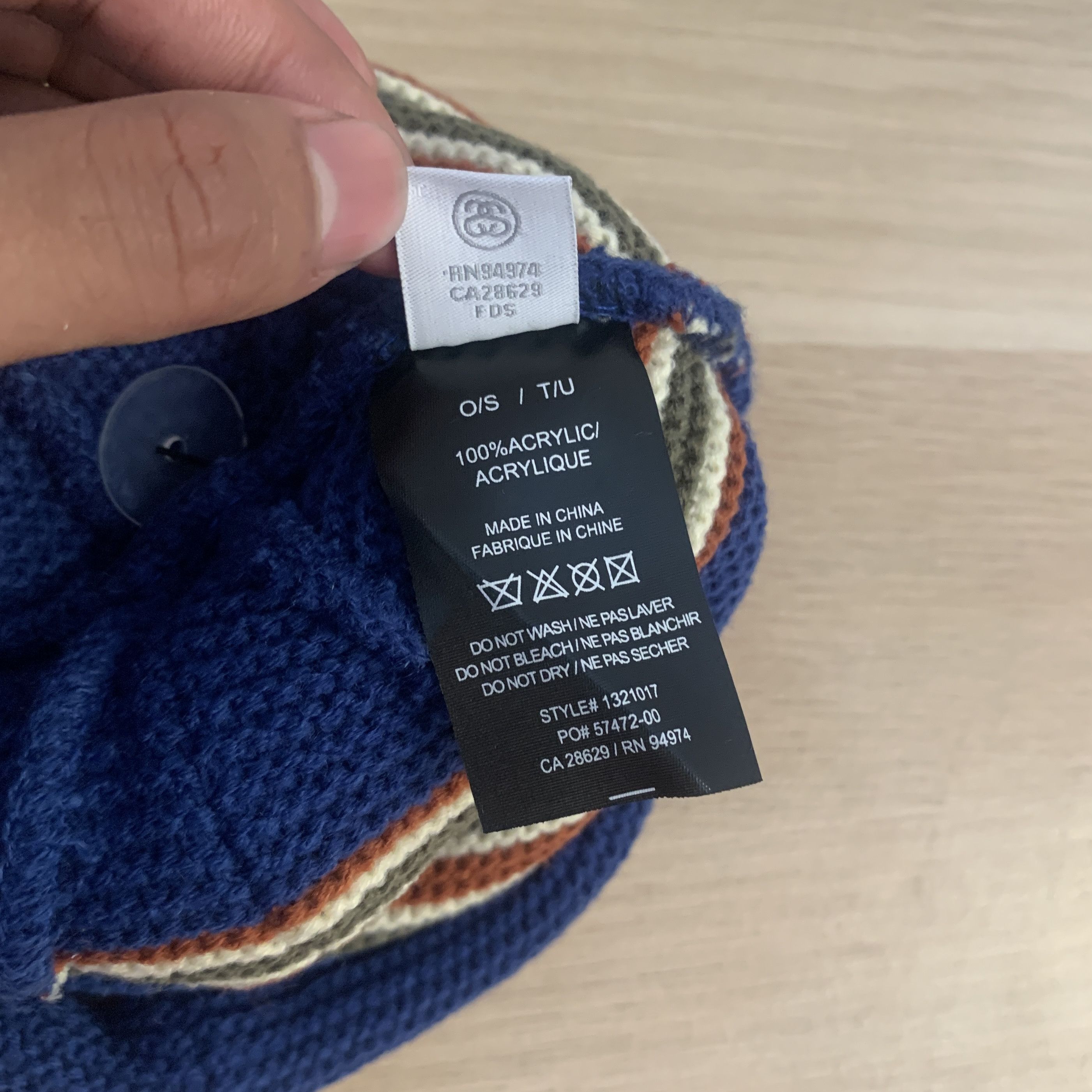 Stussy Stussy triple stripe cuff beanie Size ONE SIZE - 4 Thumbnail