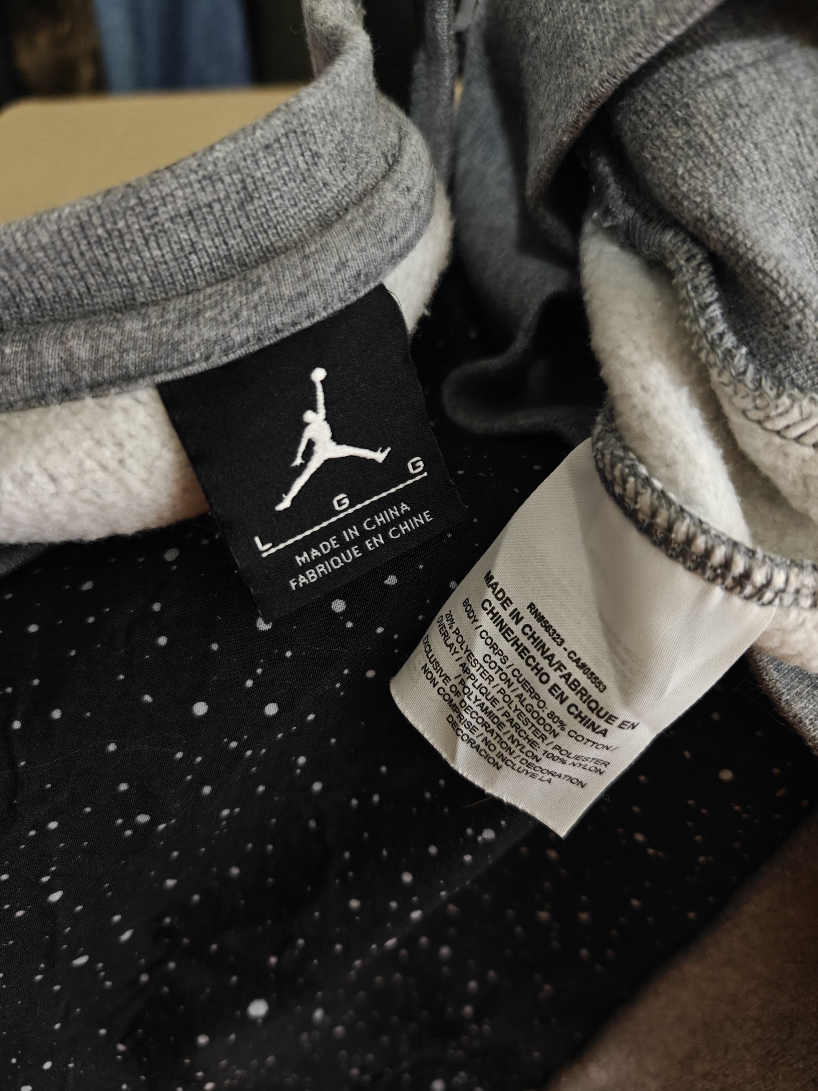 Jordan Brand Nike Air Jordan Sweatshirt Crewneck Pullover Gray size L Size US L / EU 52-54 / 3 - 9 Thumbnail