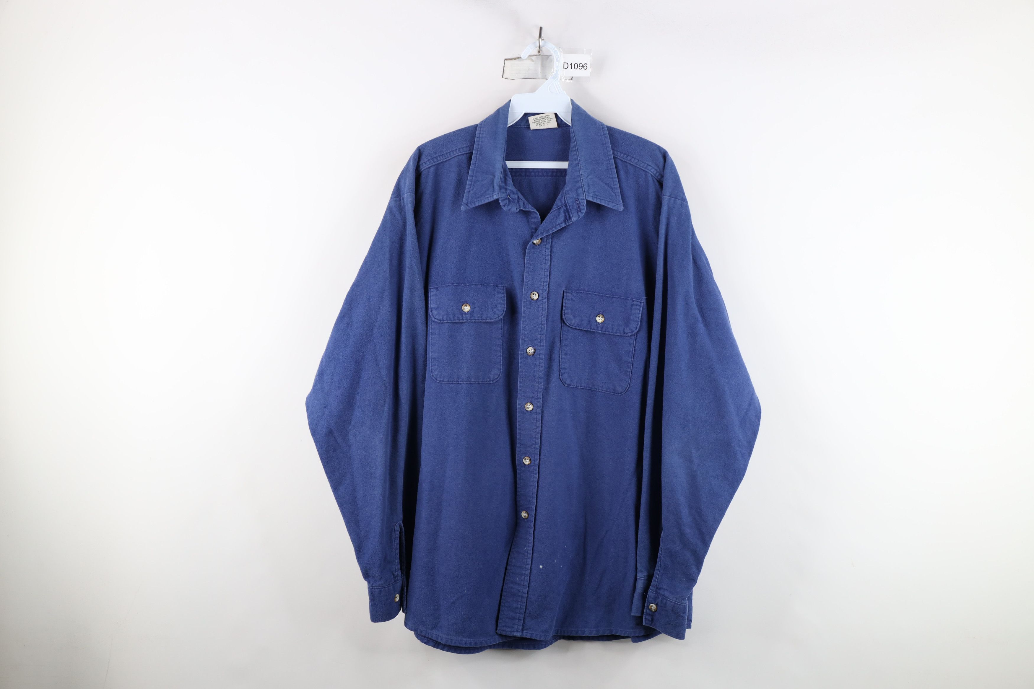 FiveBrother × Vintage Vintage 90s Five Brother Chamois Cloth Collared Button Shirt Size US XL / EU 56 / 4 - 1 Thumbnail