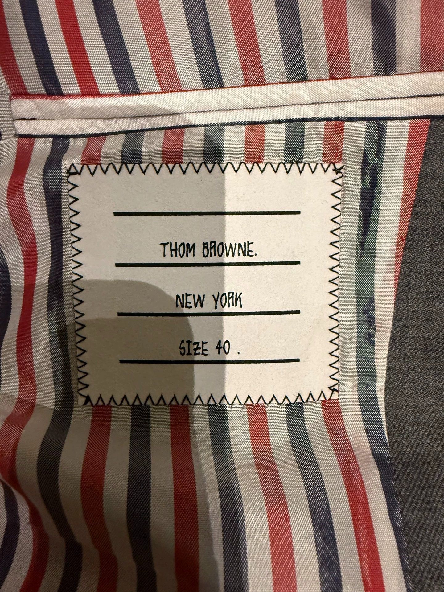 Thom Browne Thom Browne Women's Classic Mid Gray Wool Blazer Size40 Size S / US 4 / IT 40 - 4 Thumbnail
